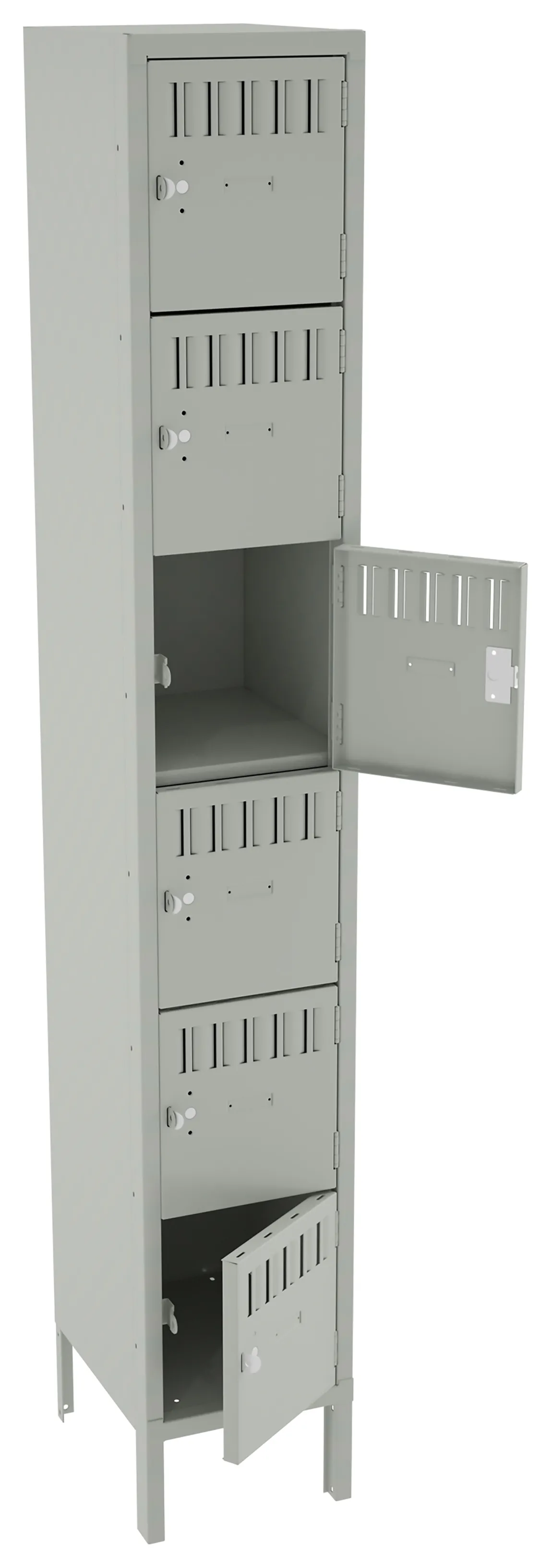 Six Box Lockers with Legs