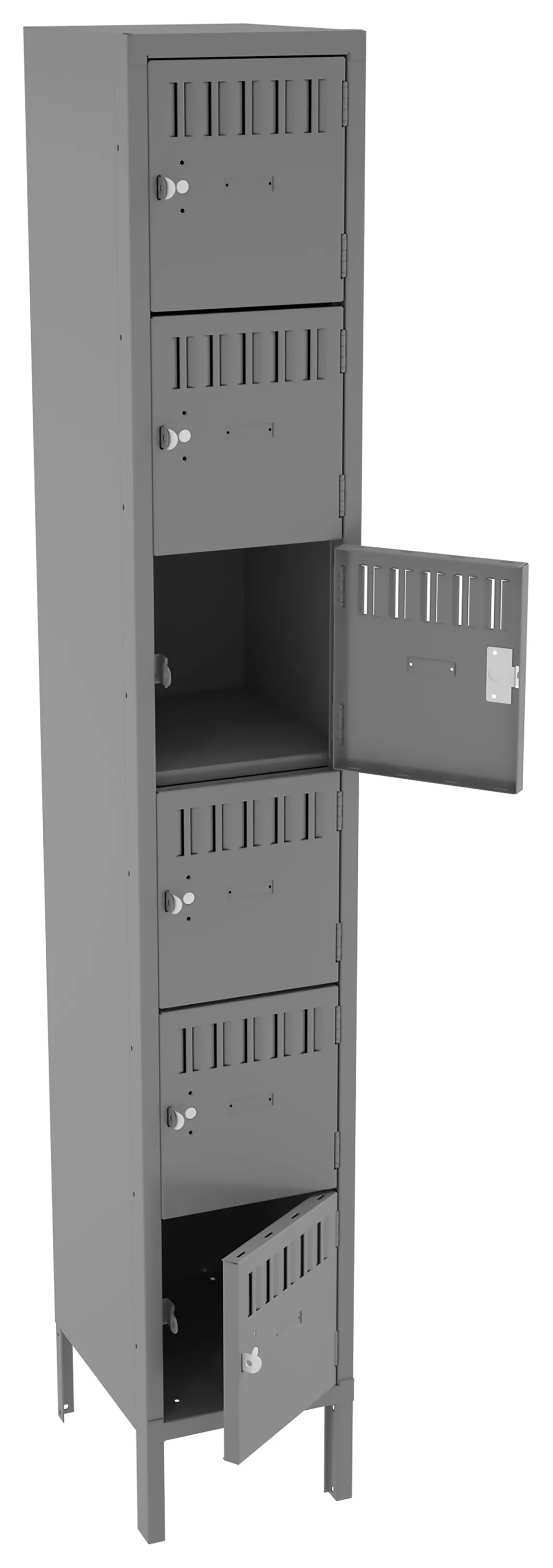 Six Box Lockers with Legs
