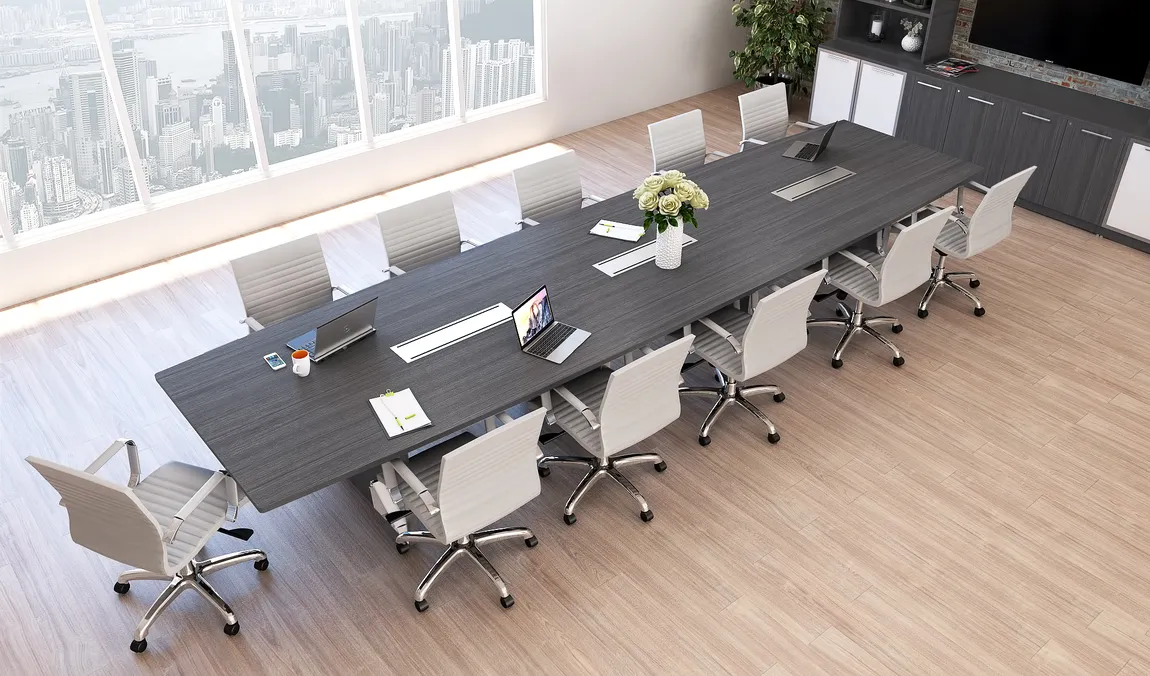 Boat Shaped Conference Table