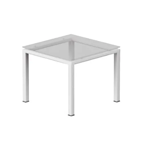 End Table with Glass Top