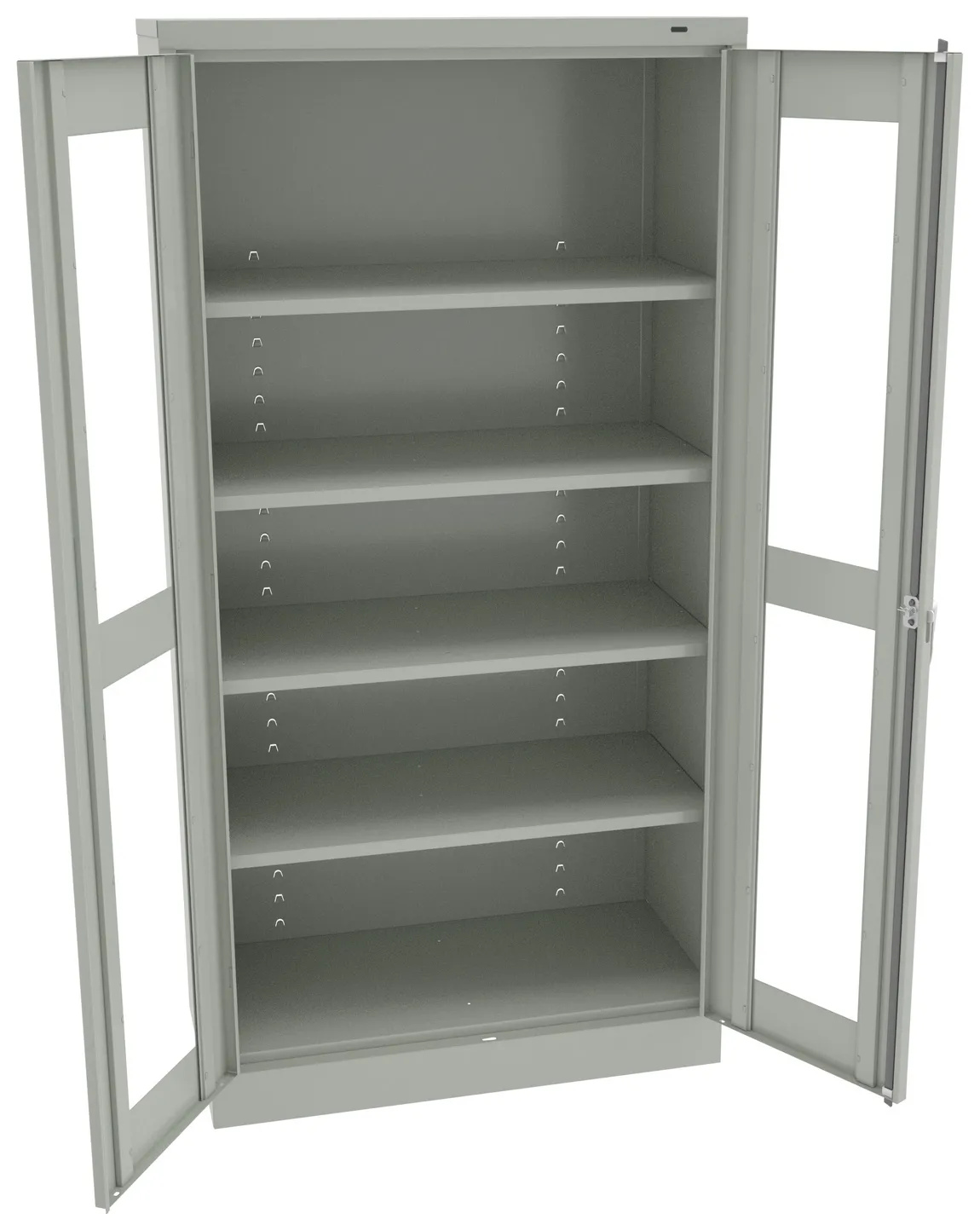 Storage Cabinet with See Through Doors