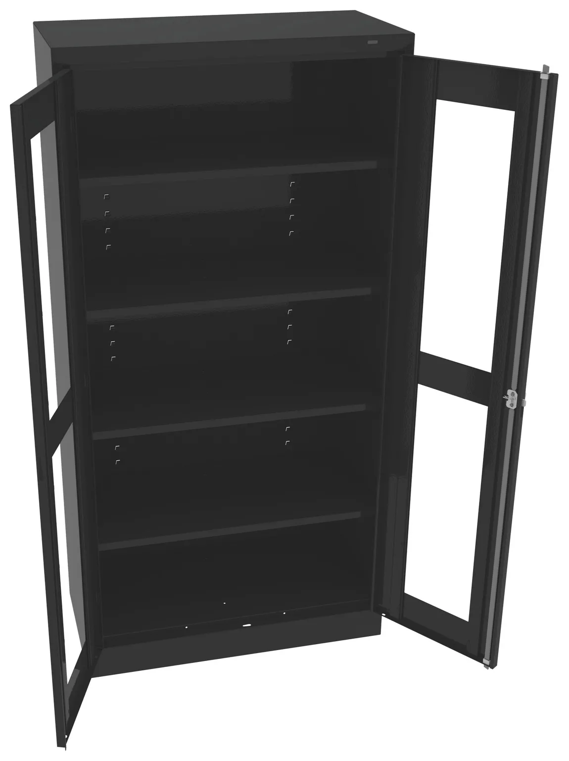 Storage Cabinet with See Through Doors