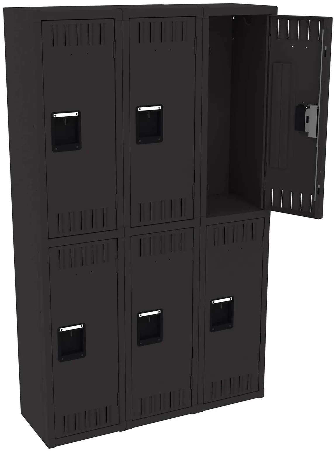 Three Double-Tier Lockers