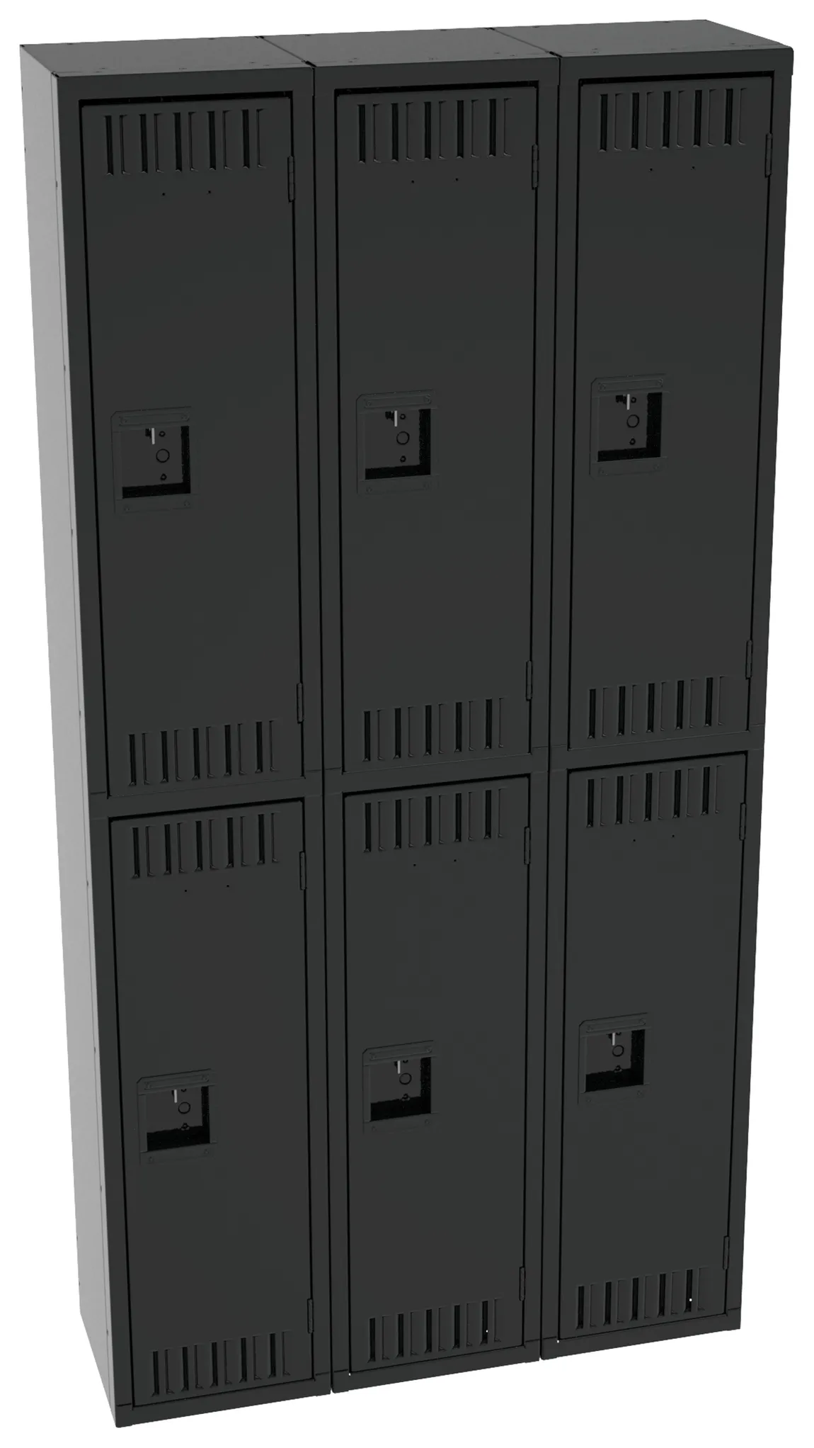 Three Double-Tier Lockers