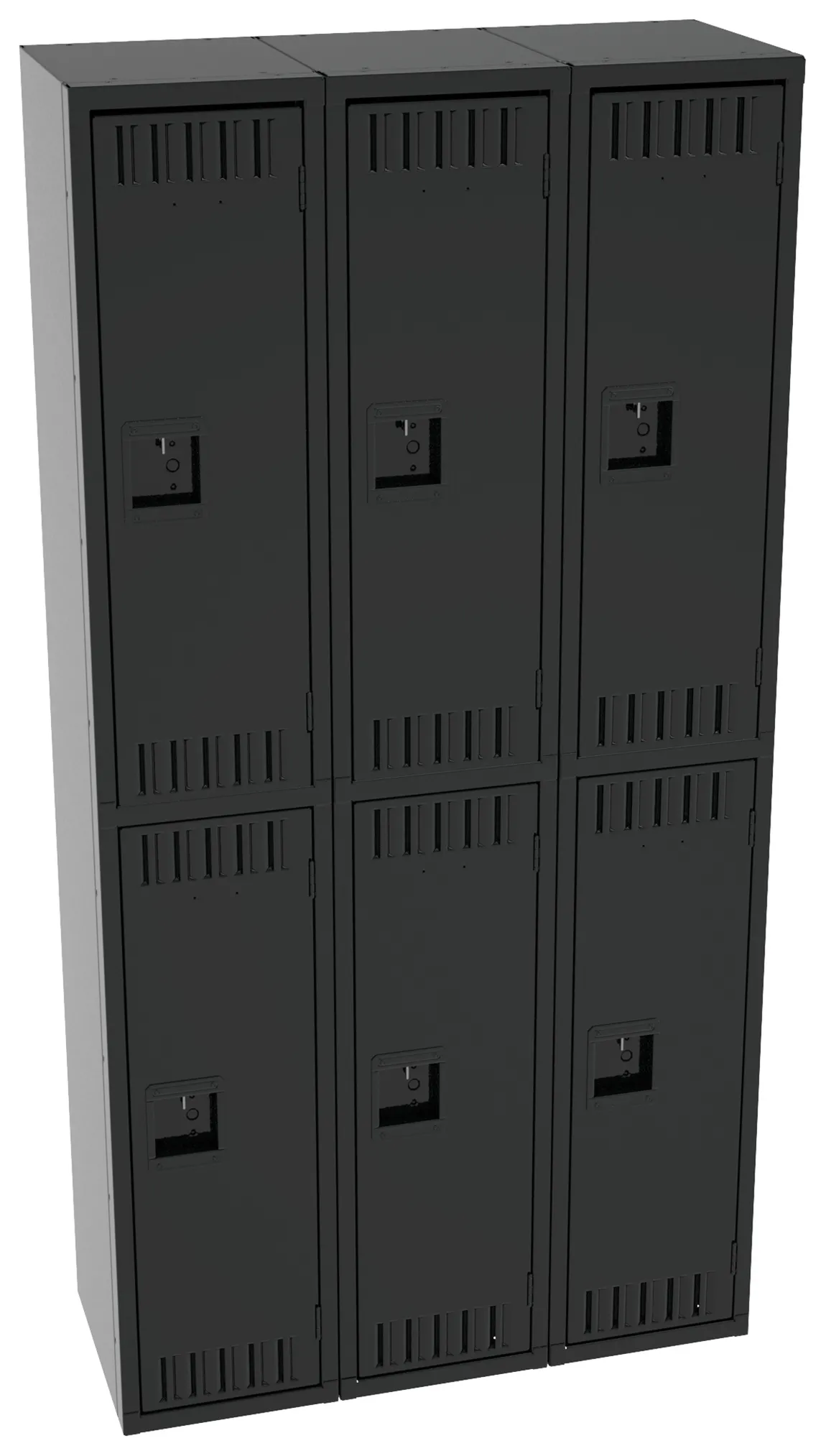 Three Double-Tier Lockers