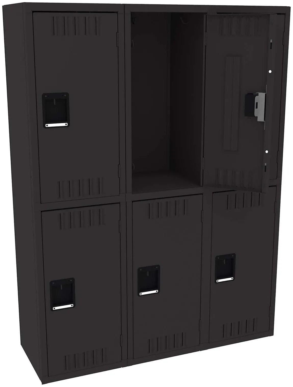Three Double-Tier Lockers