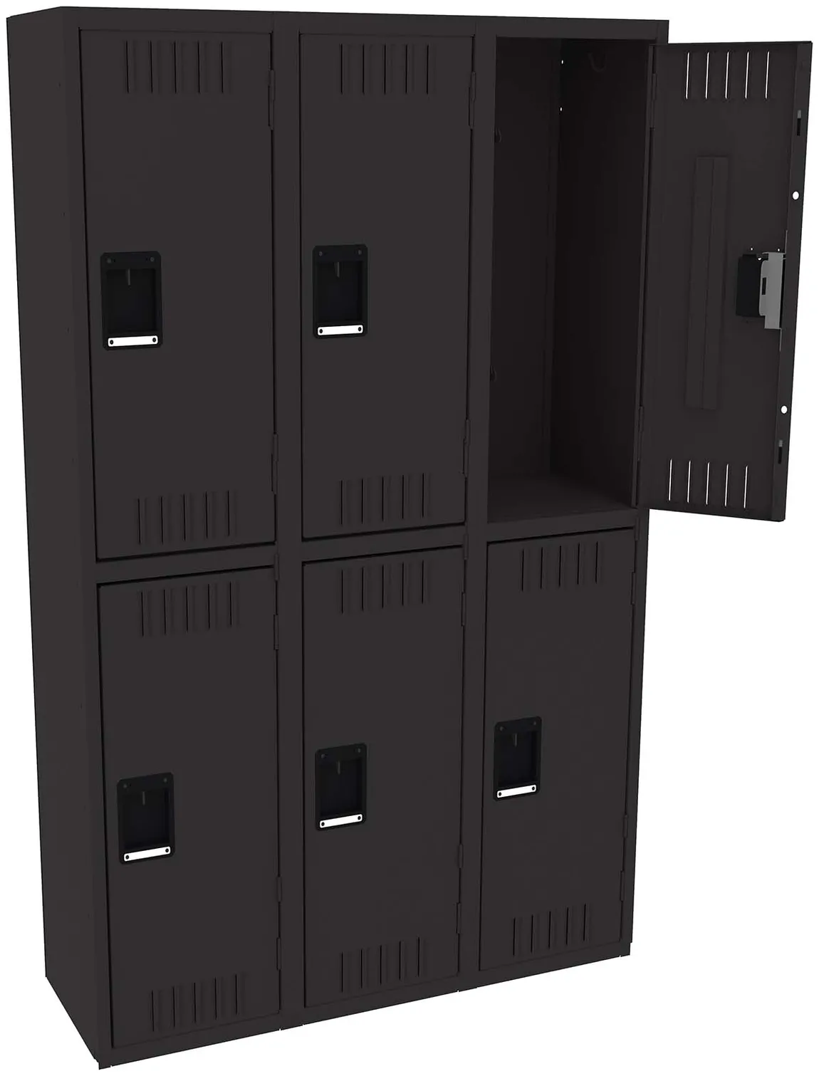 Three Double-Tier Lockers
