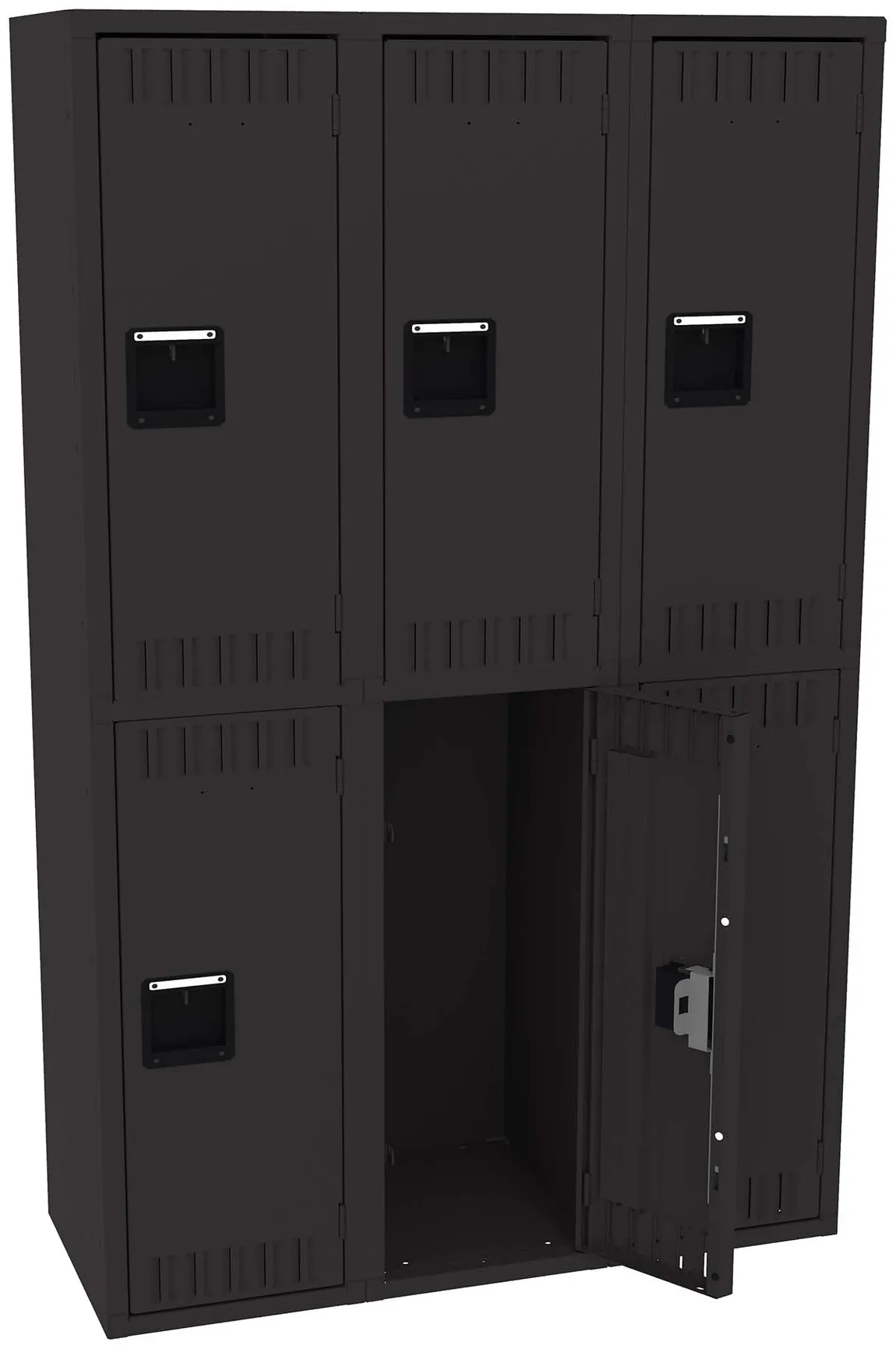Three Double-Tier Lockers