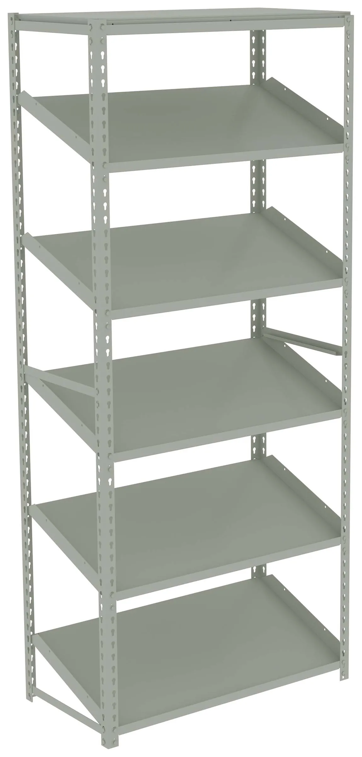 Sloped Metal Shelving