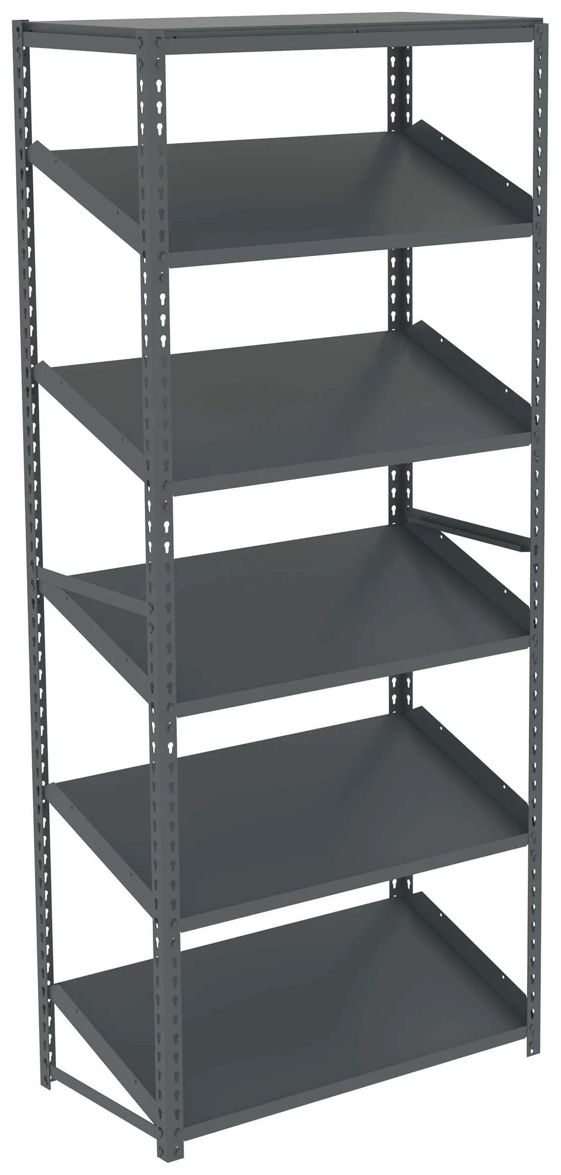 Sloped Metal Shelving