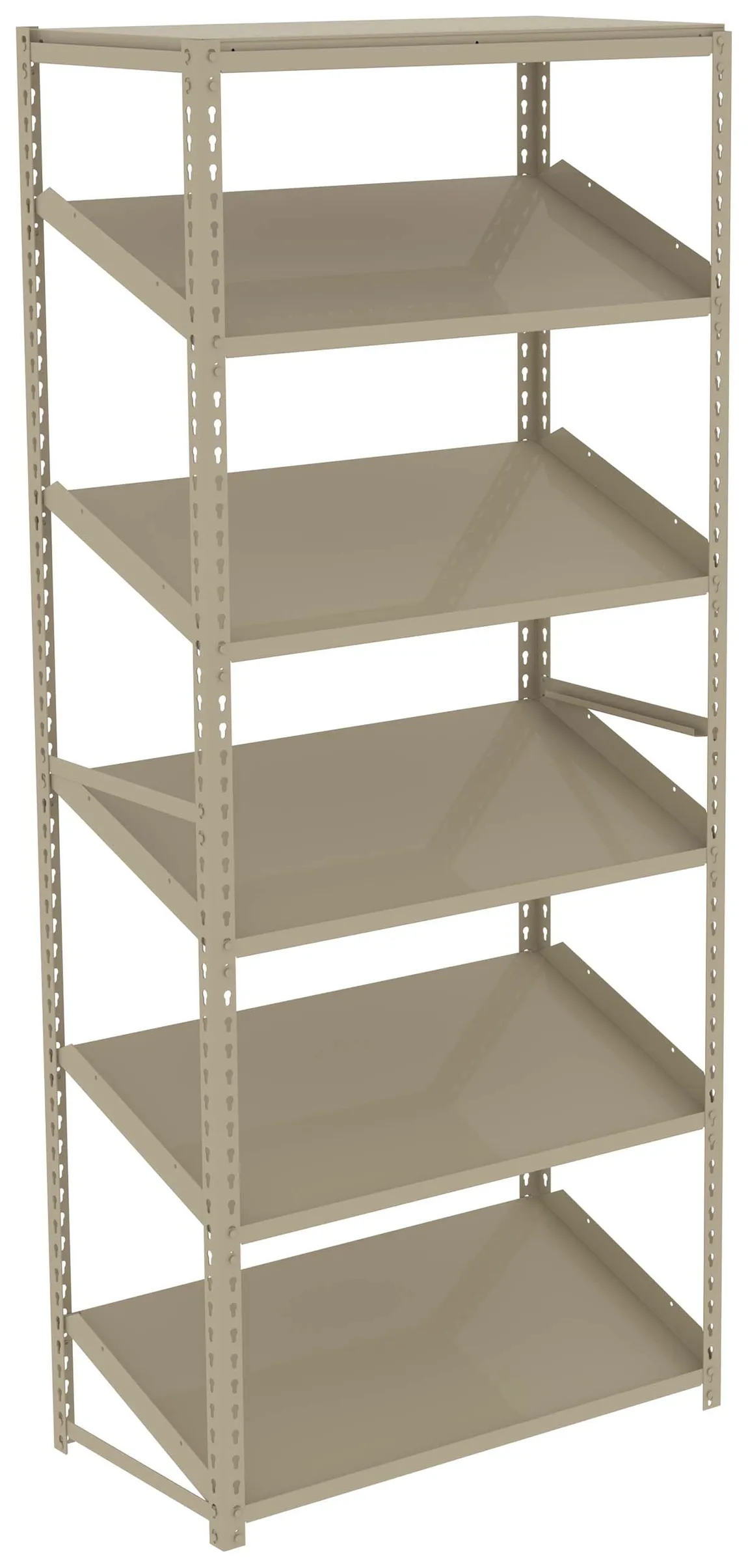 Sloped Metal Shelving