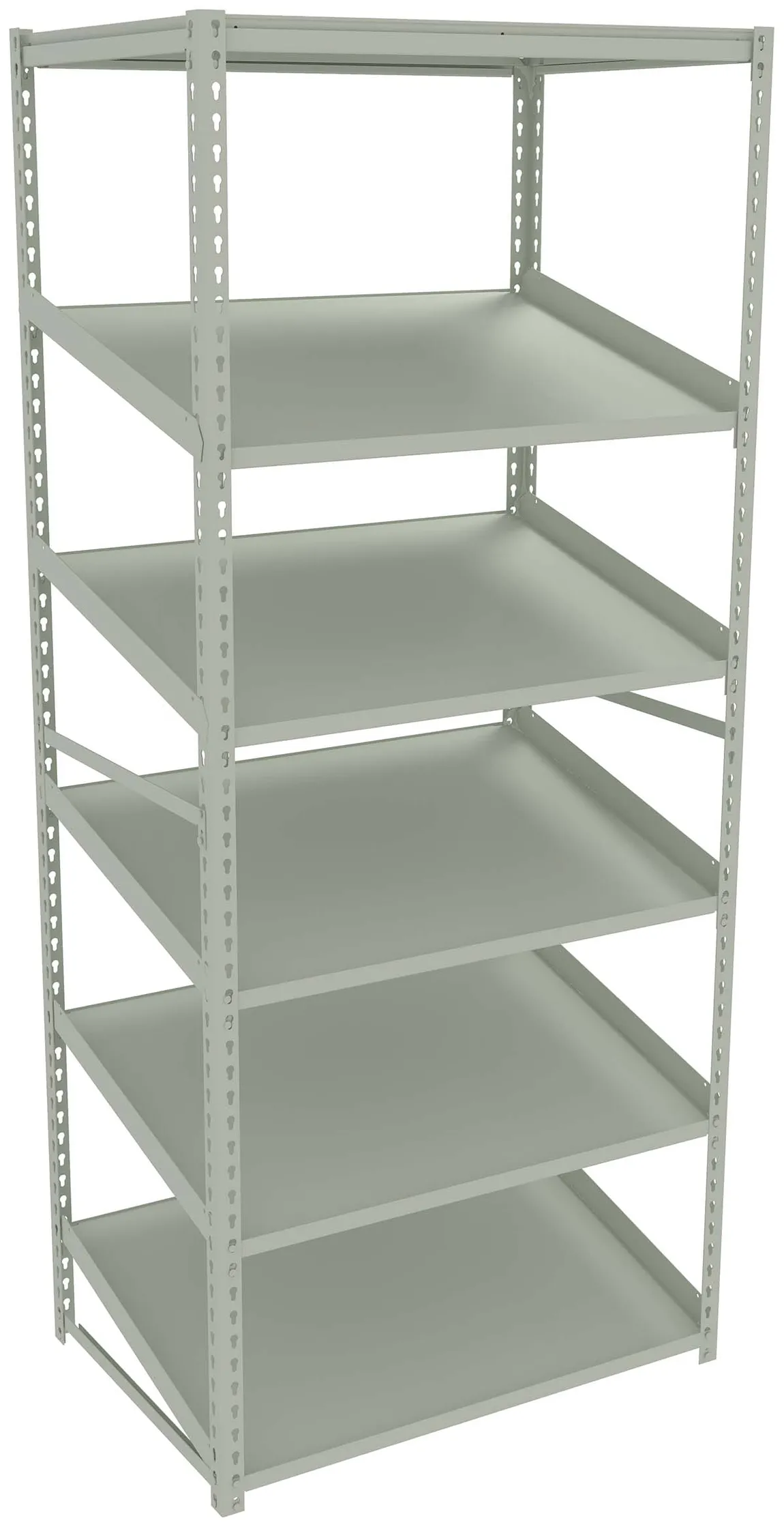 Sloped Metal Shelving