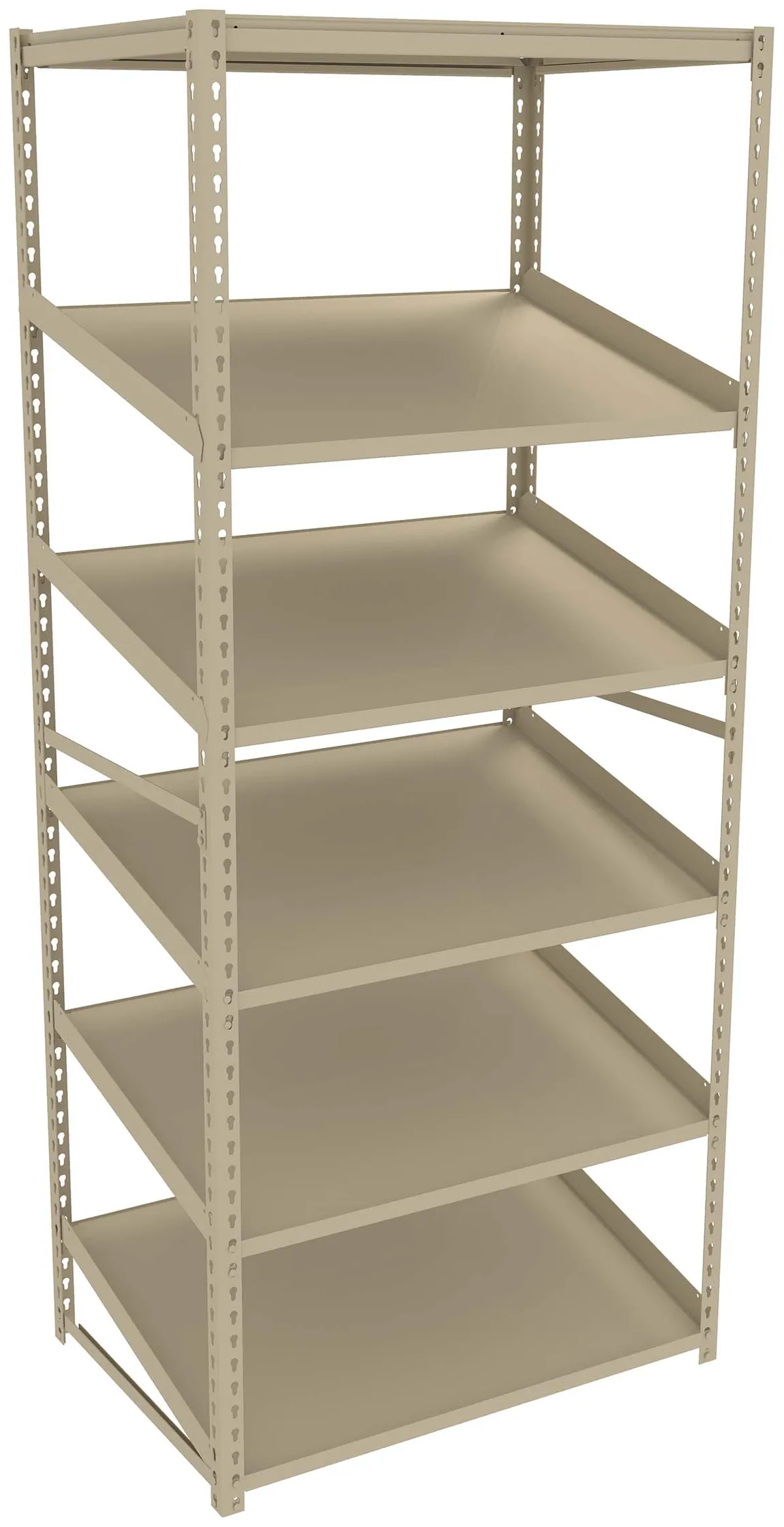Sloped Metal Shelving