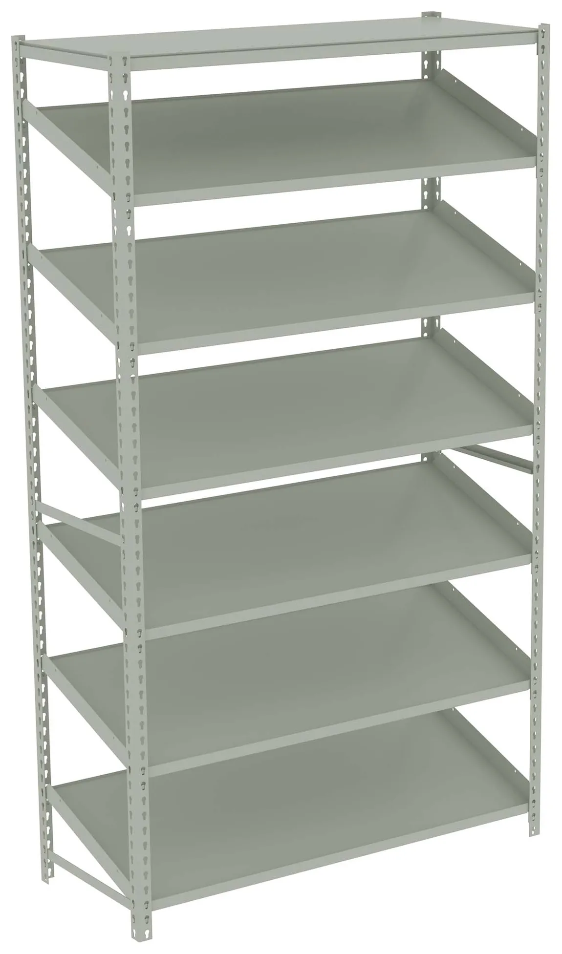 Sloped Metal Shelving