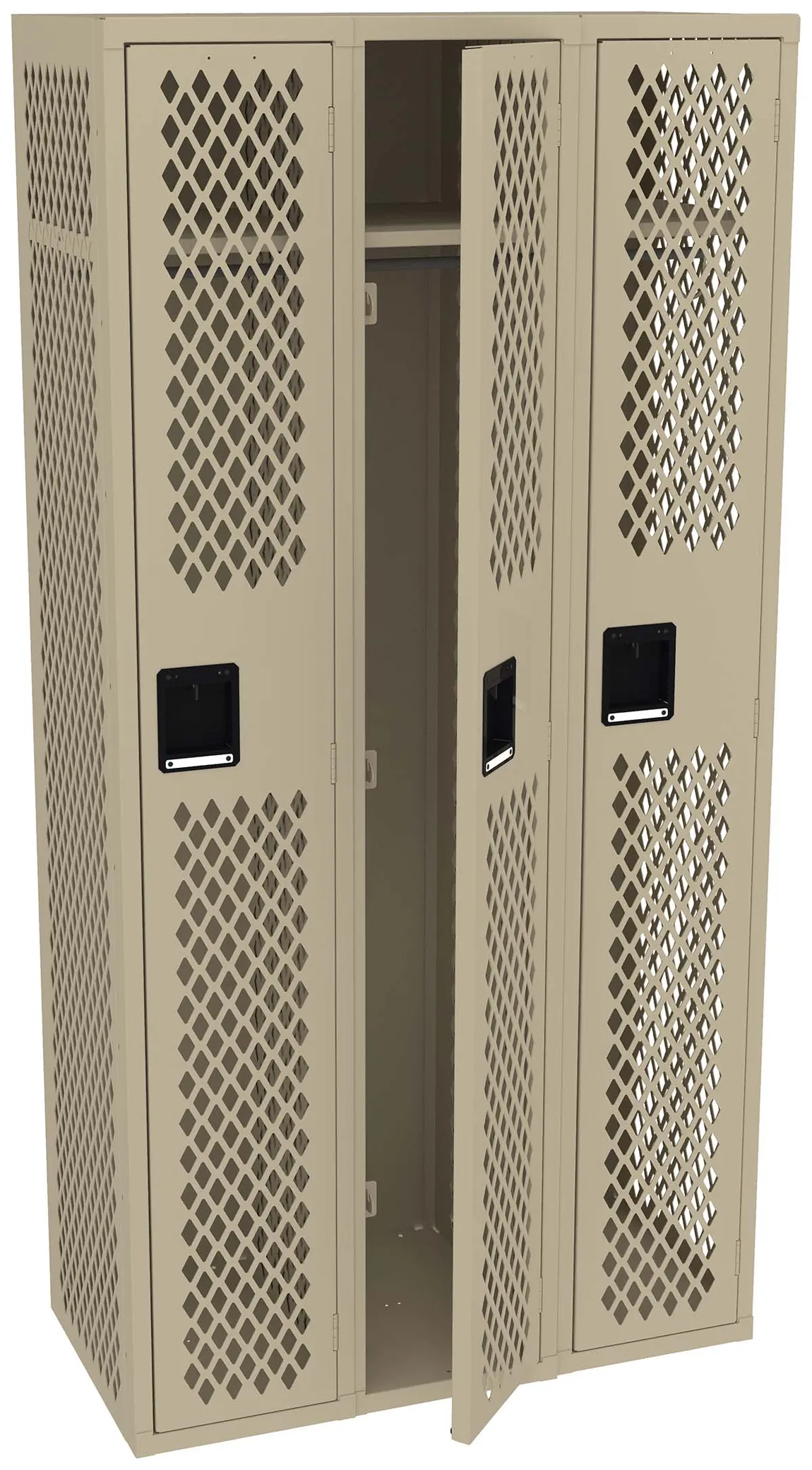 Three Gym Lockers