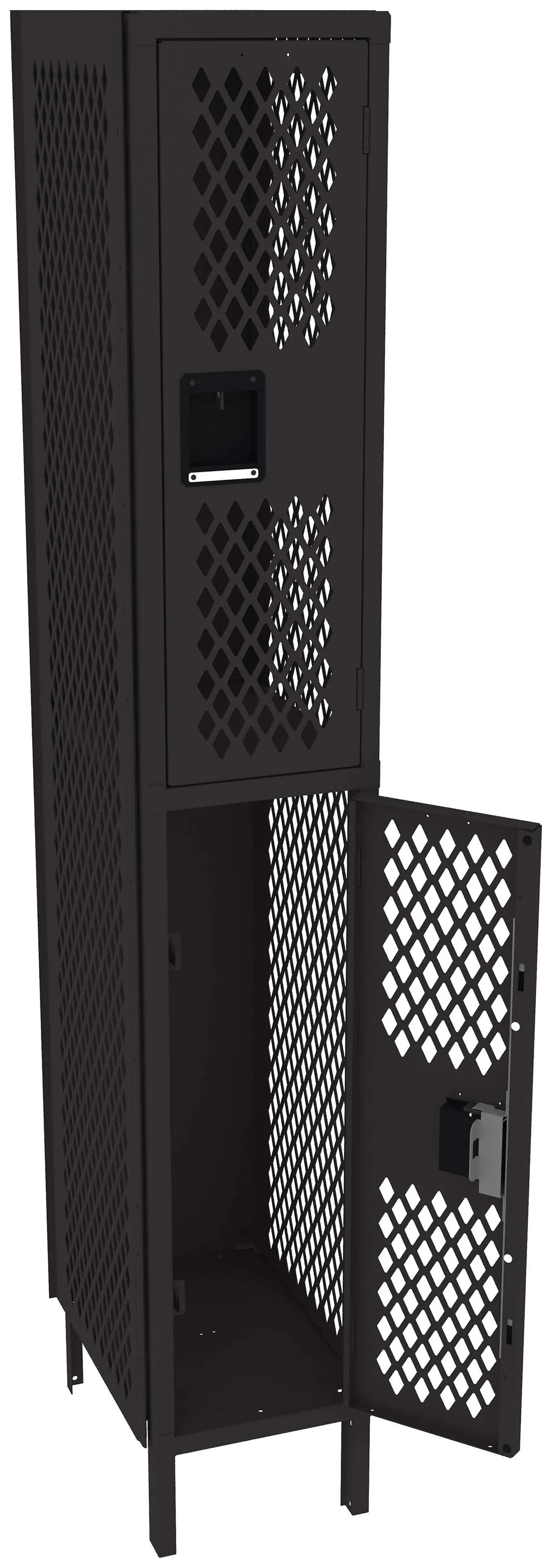 Double-Tier Gym Locker with Legs