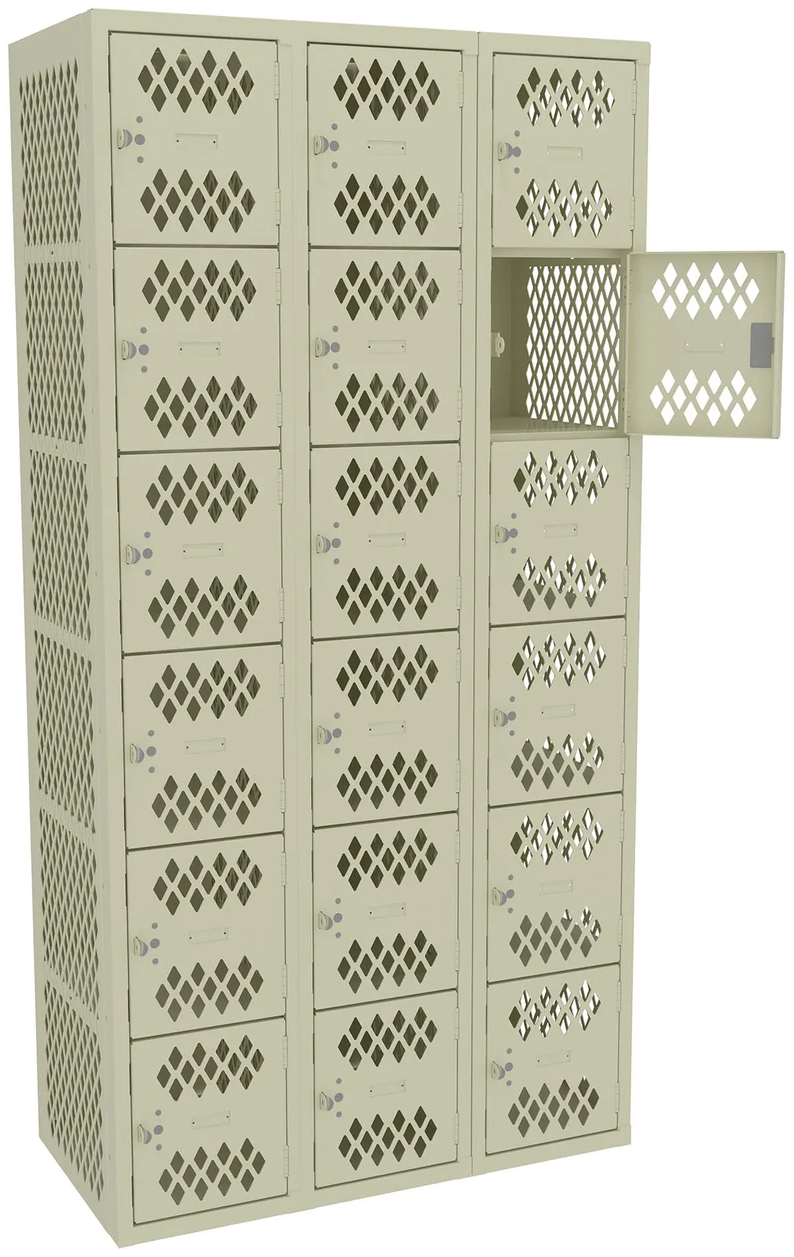 Eighteen Box Gym Lockers