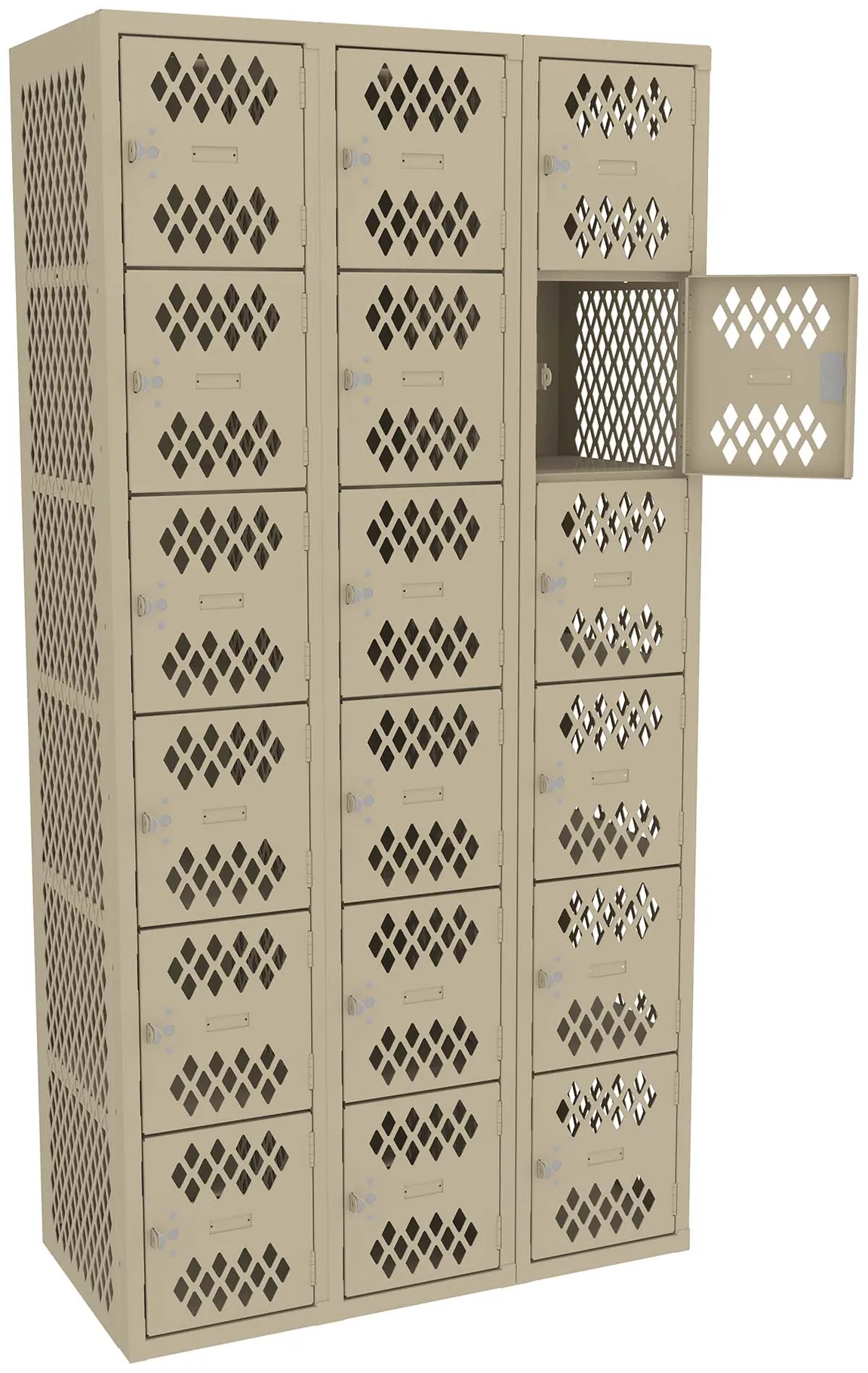 Eighteen Box Gym Lockers