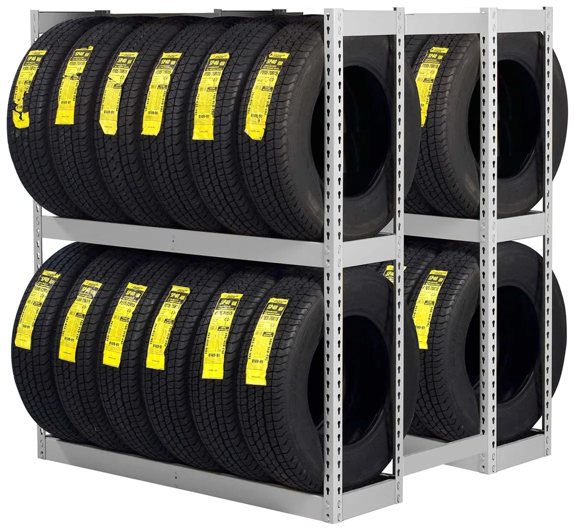 Double-Sided Tire Rack
