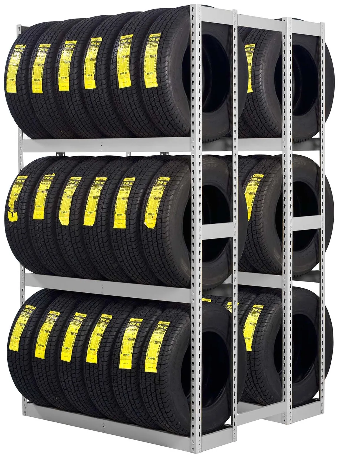 Double-Sided Tire Rack
