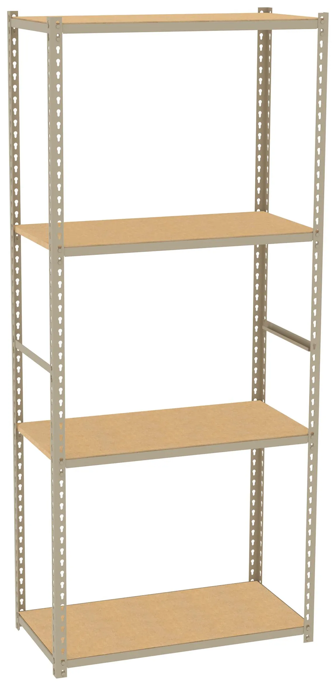 Low-Profile Retail Shelving
