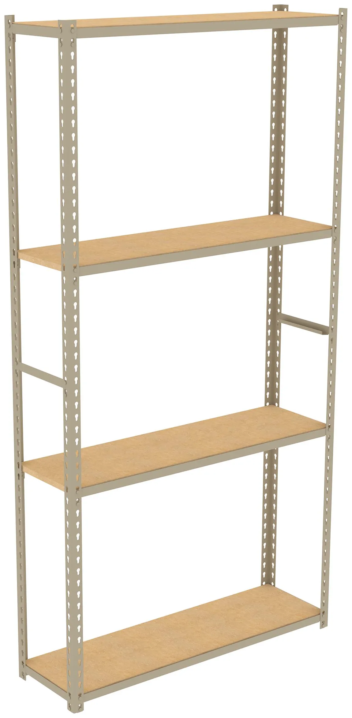 Low-Profile Retail Shelving