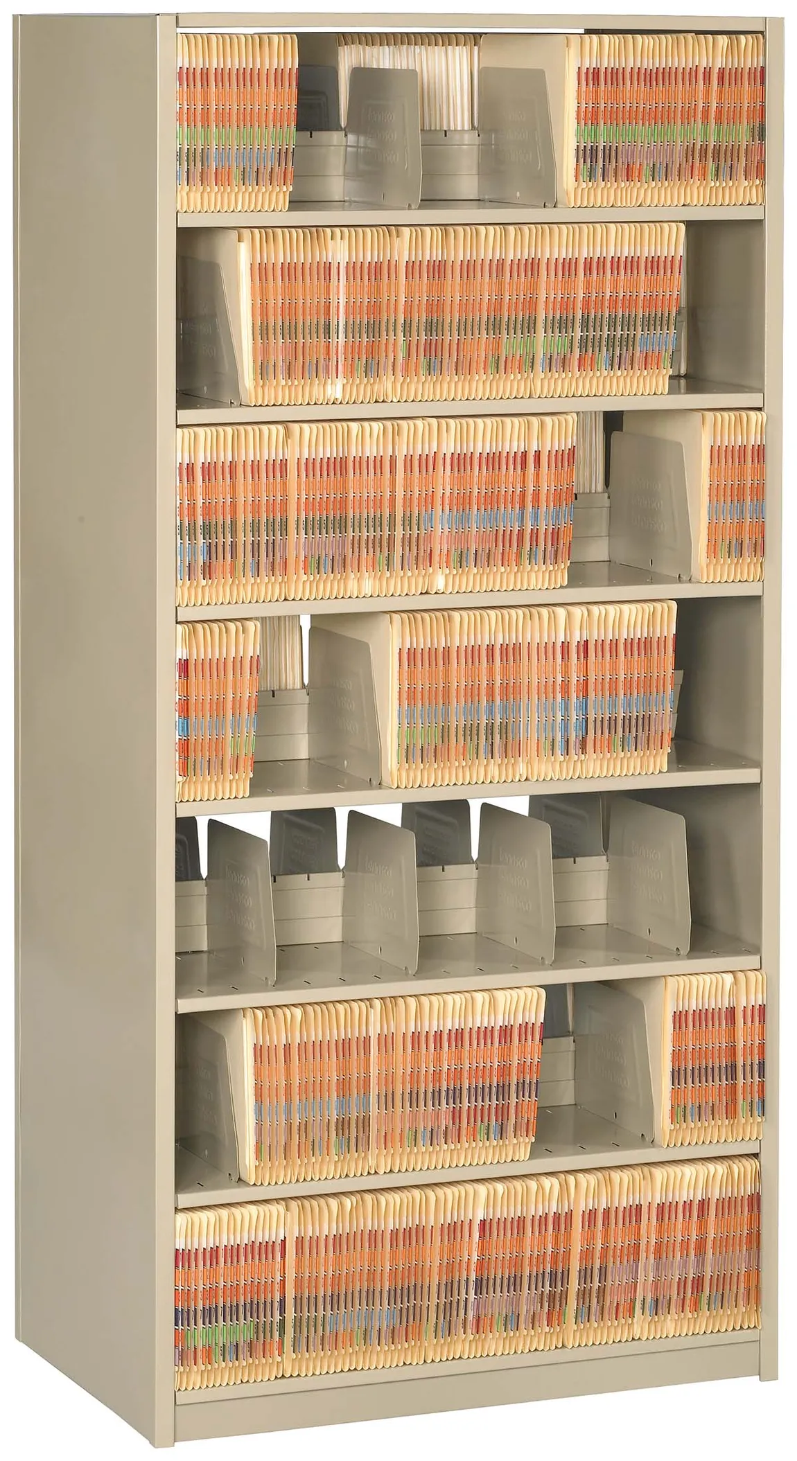 7-Tier Double-Sided File Shelving