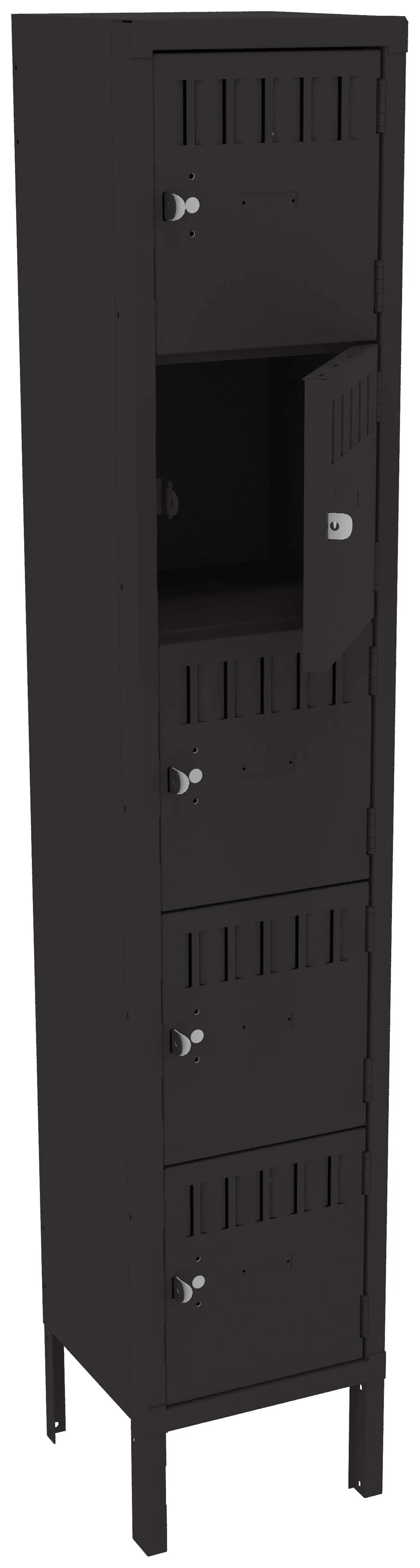 Five Box Lockers with Legs
