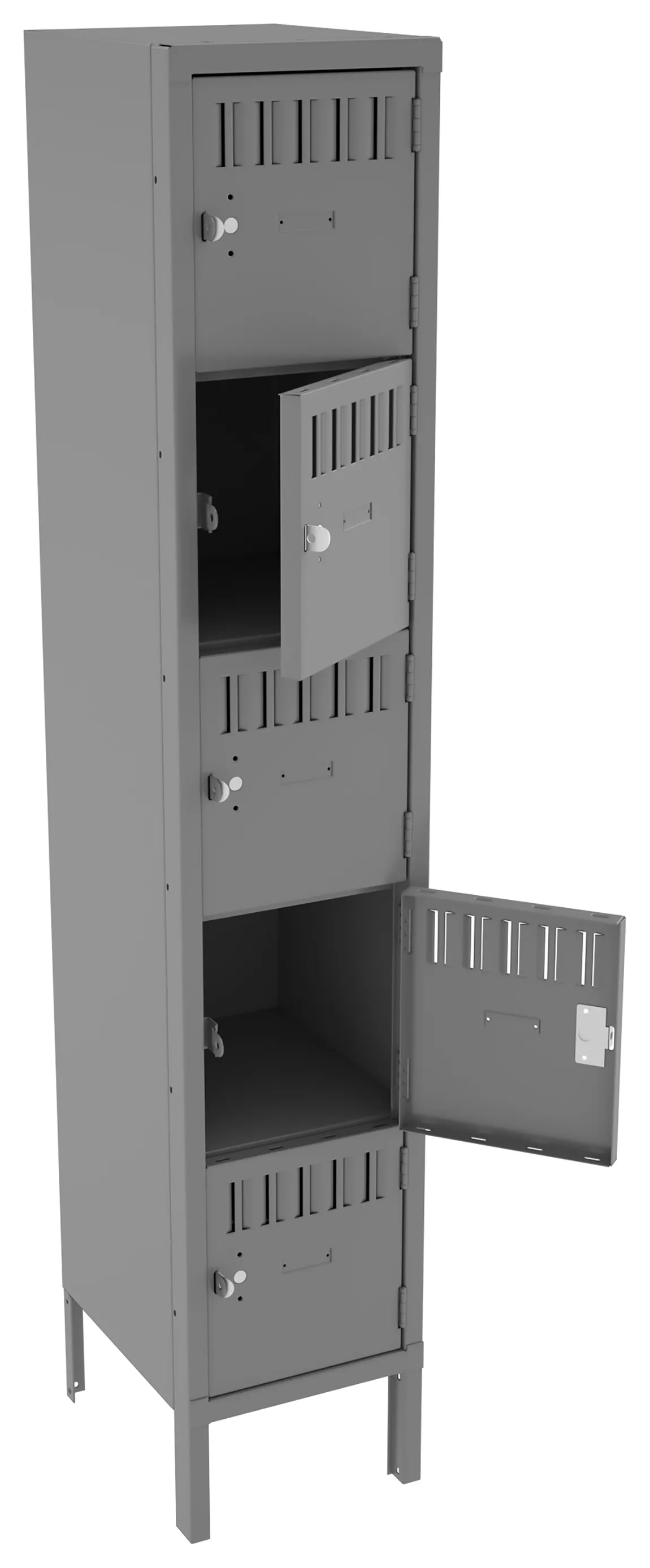 Five Box Lockers with Legs
