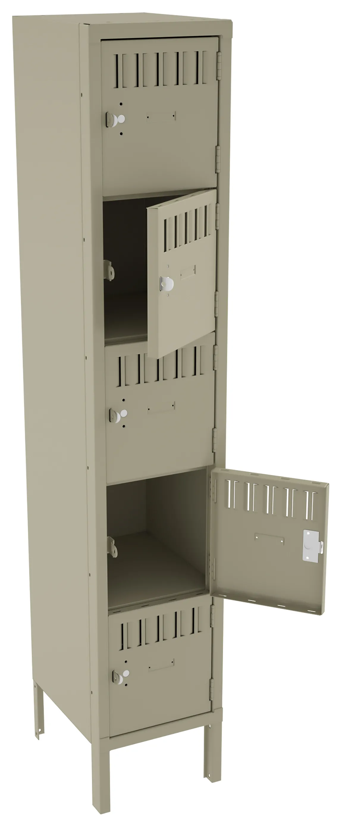 Five Box Lockers with Legs