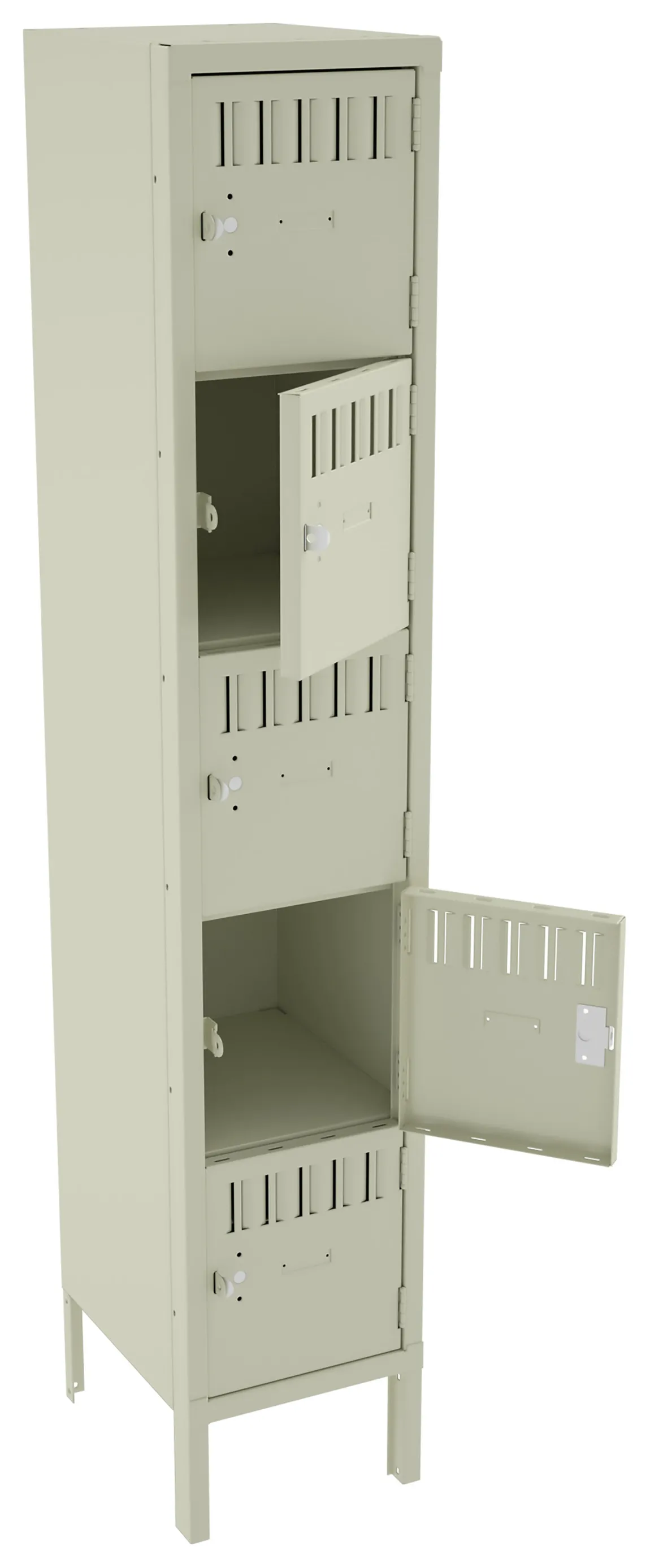 Five Box Lockers with Legs