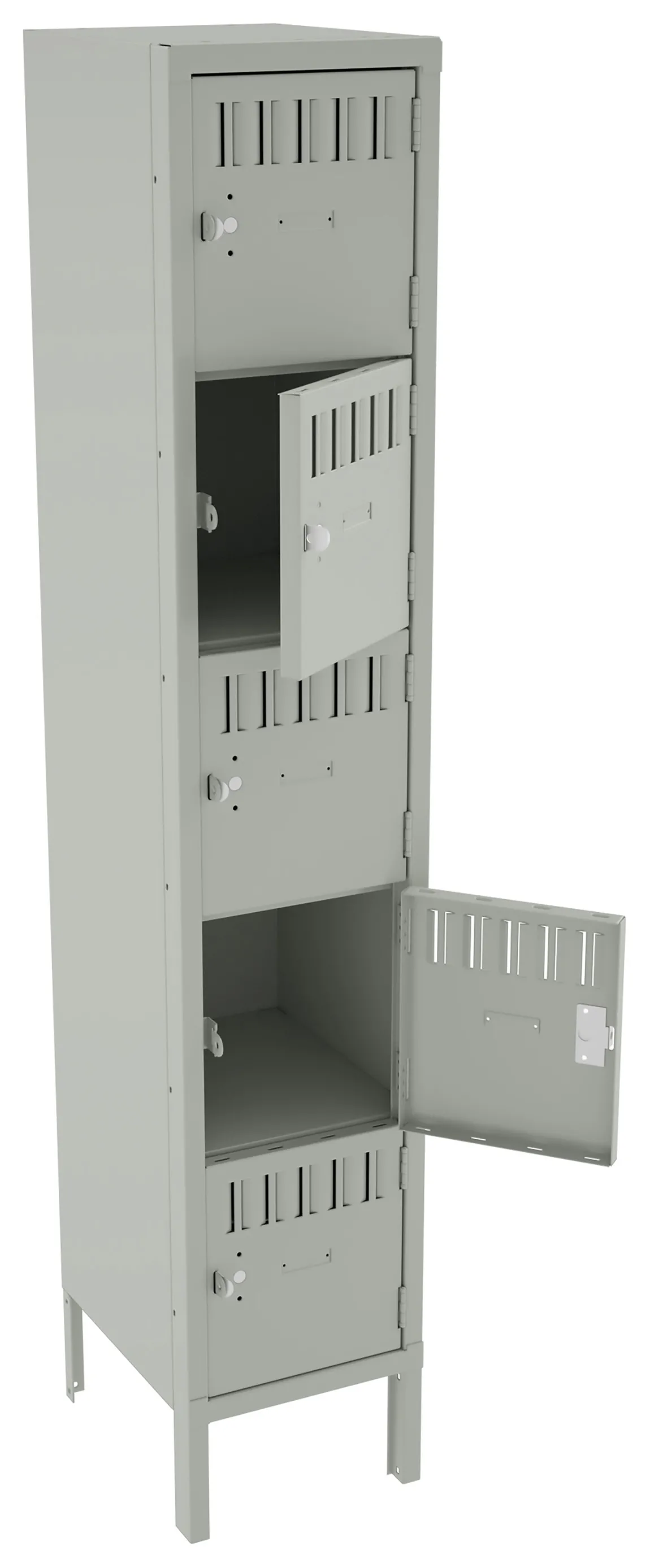 Five Box Lockers with Legs