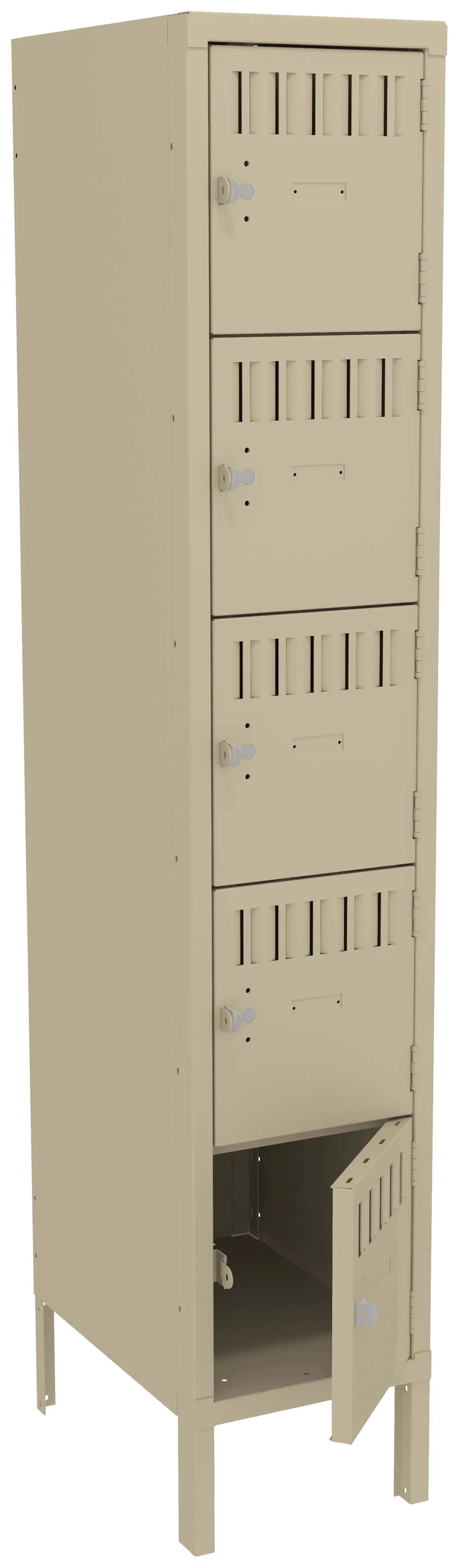 Five Box Lockers with Legs