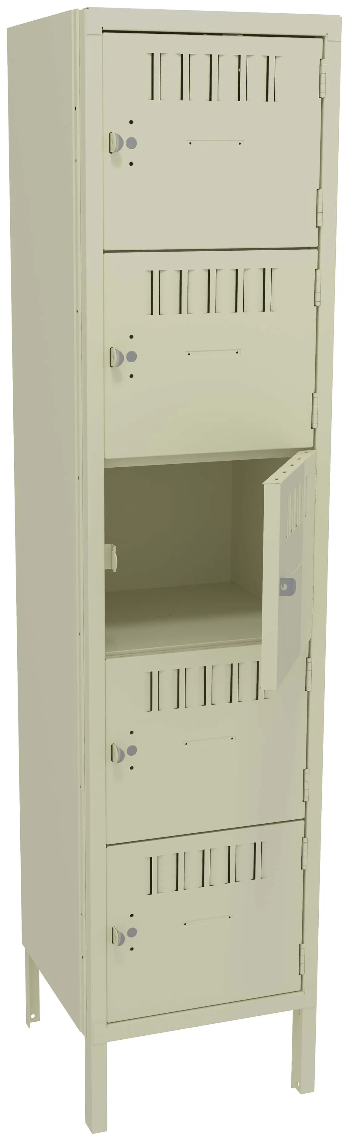 Five Box Lockers with Legs