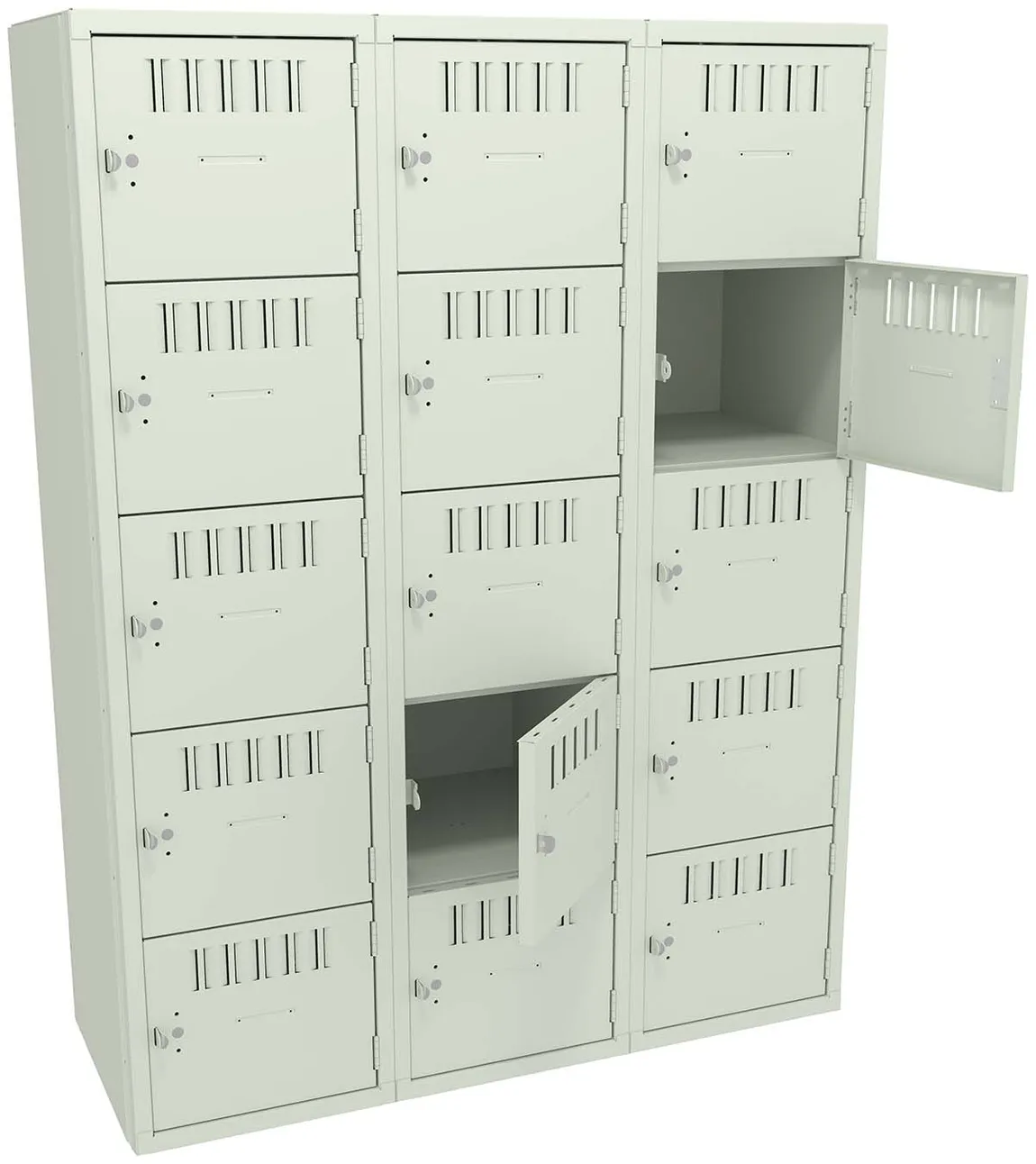 Fifteen Box Lockers