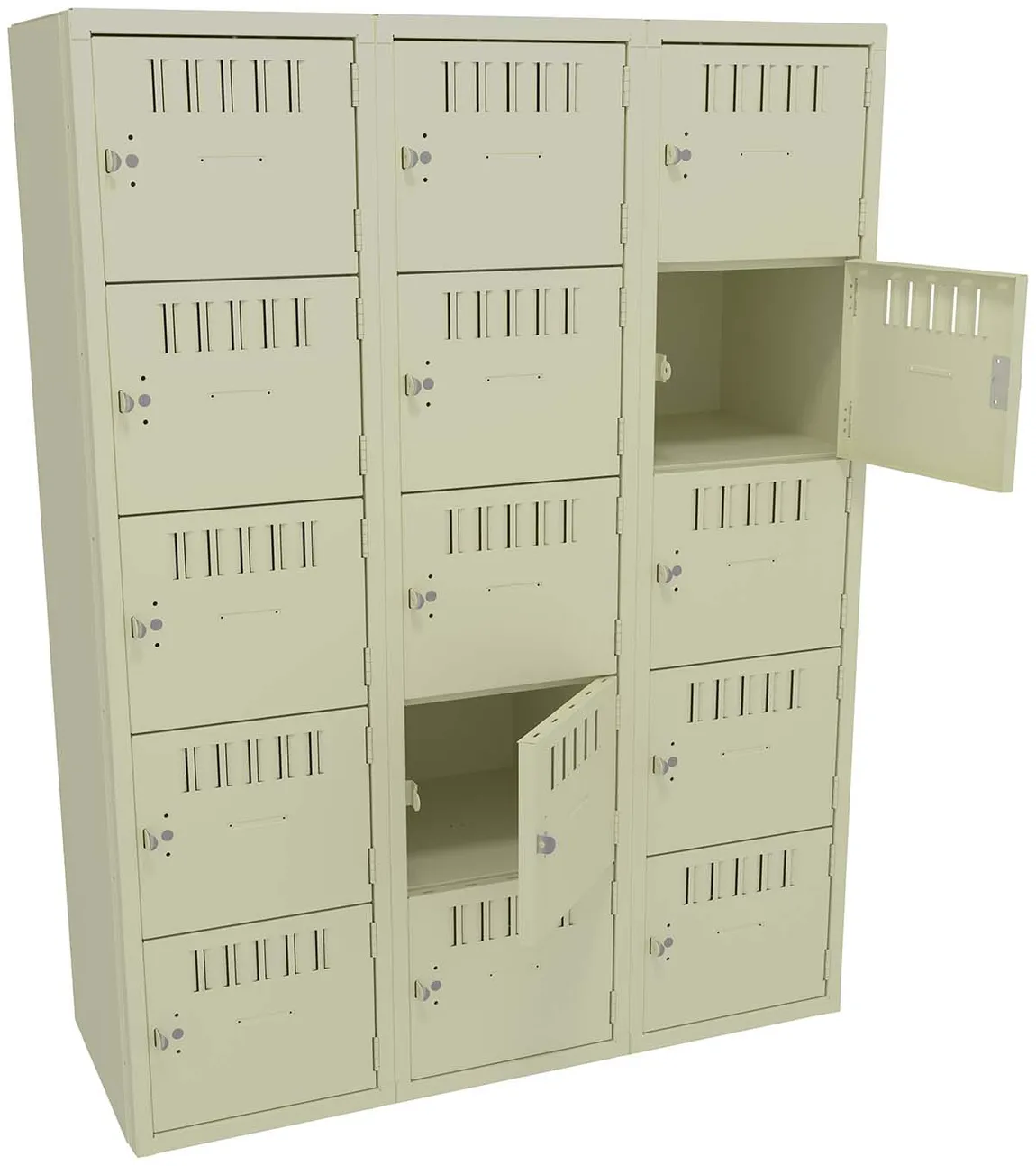 Fifteen Box Lockers