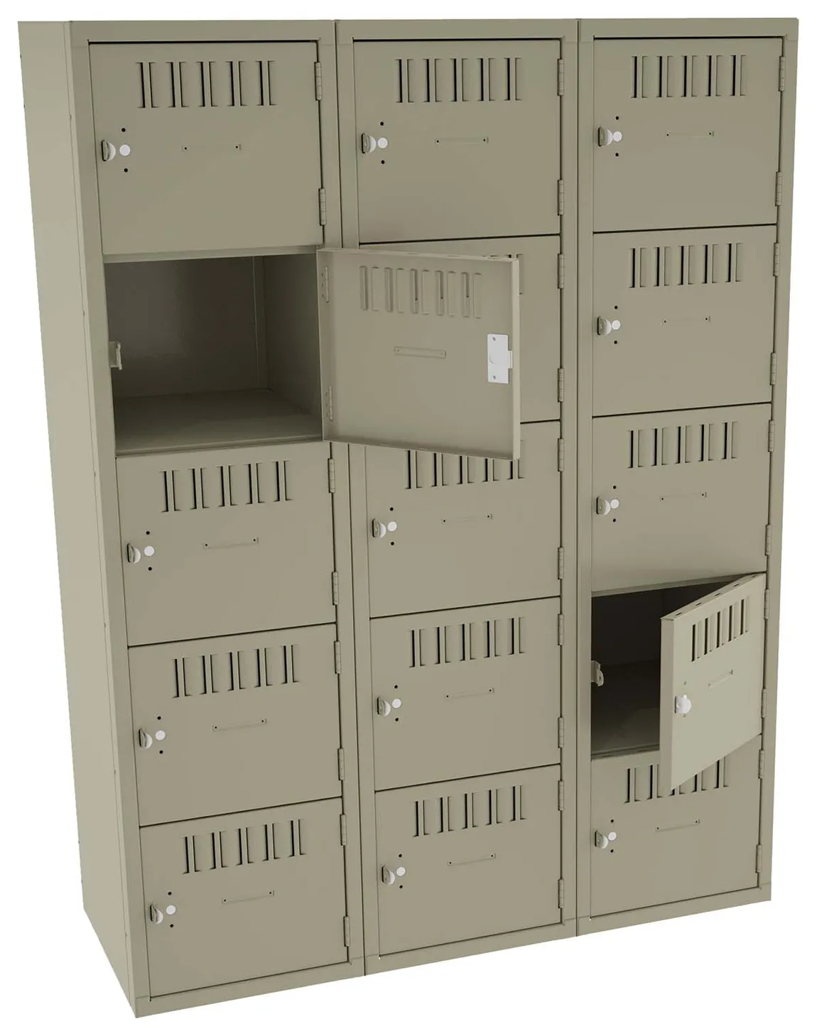 Fifteen Box Lockers