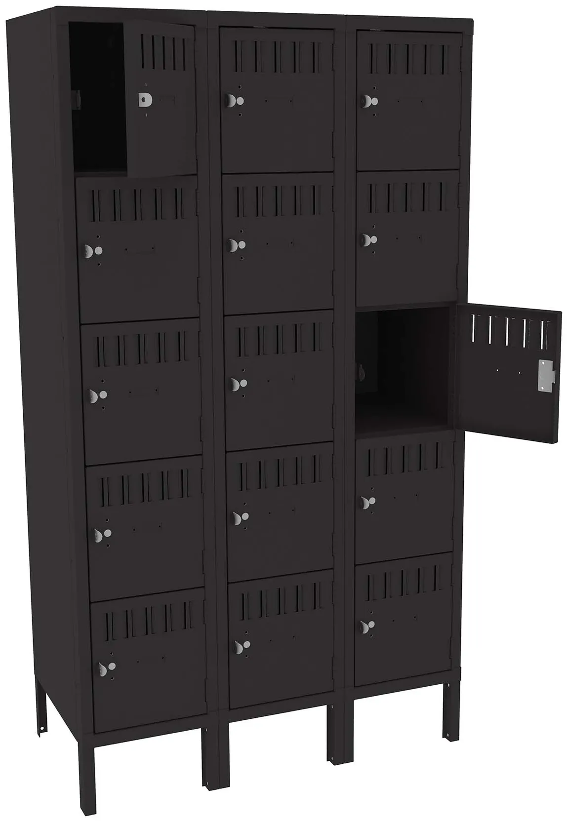 Fifteen Box Lockers with Legs
