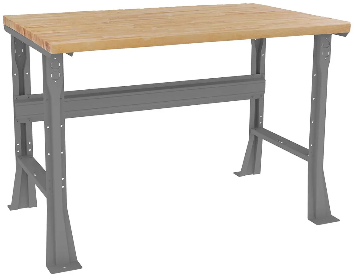 Wood Top Flared Workbench