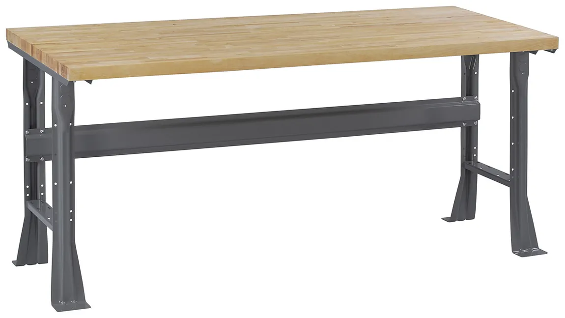 Wood Top Flared Workbench