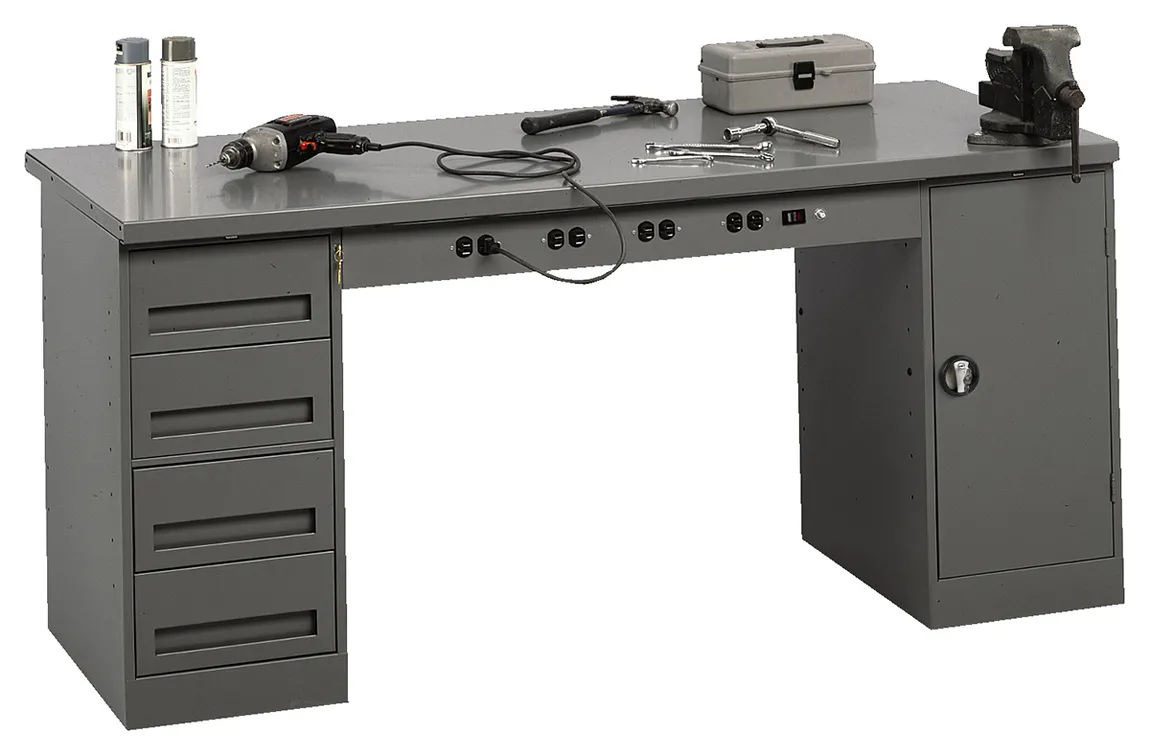 Electronic Workbench with Storage