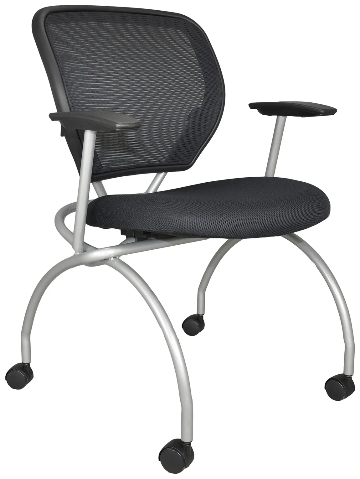 Folding Nesting Chair with Arms