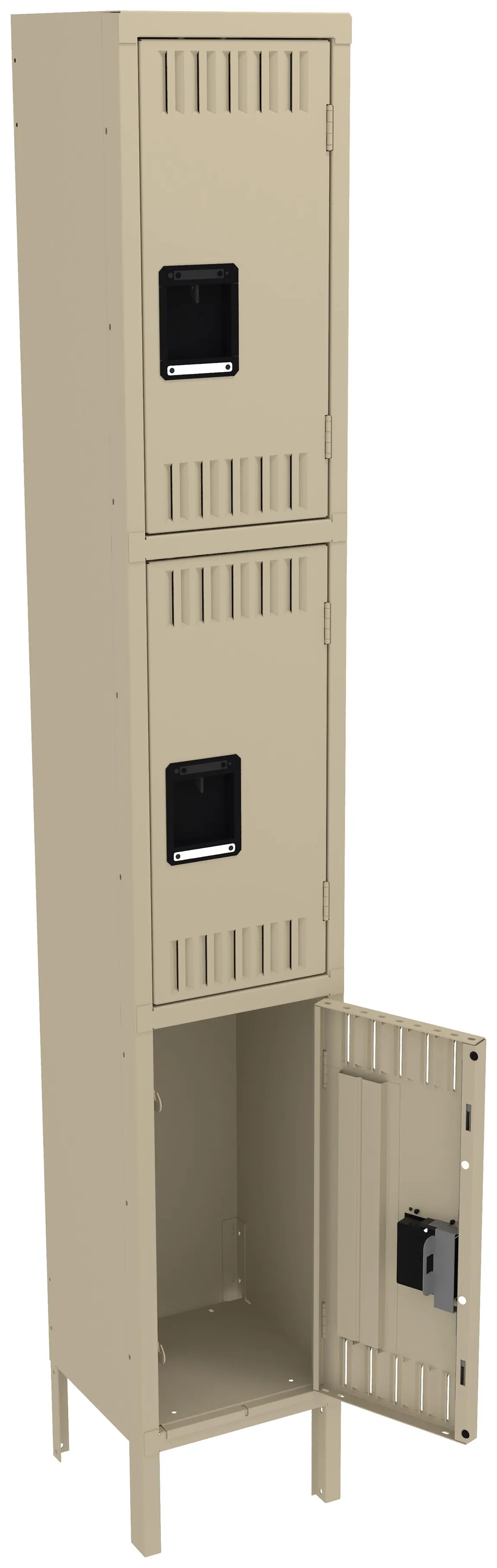 Triple Stack Lockers with Legs