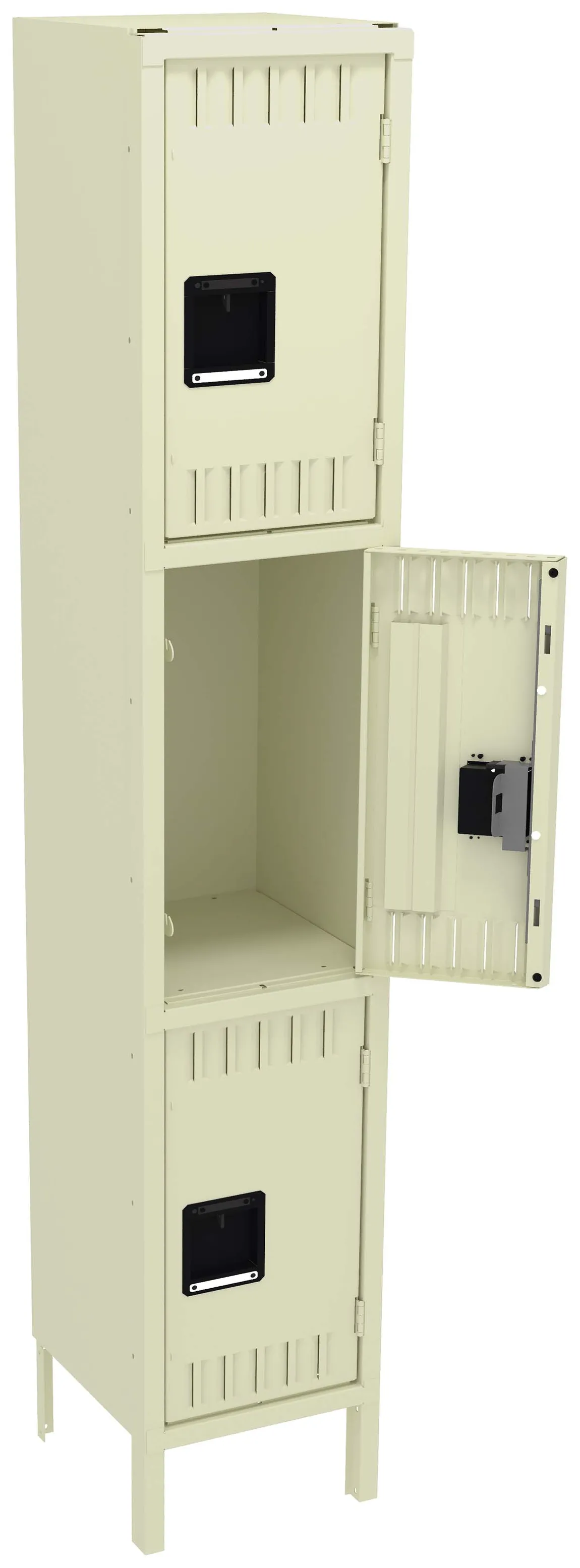 Triple Stack Lockers with Legs