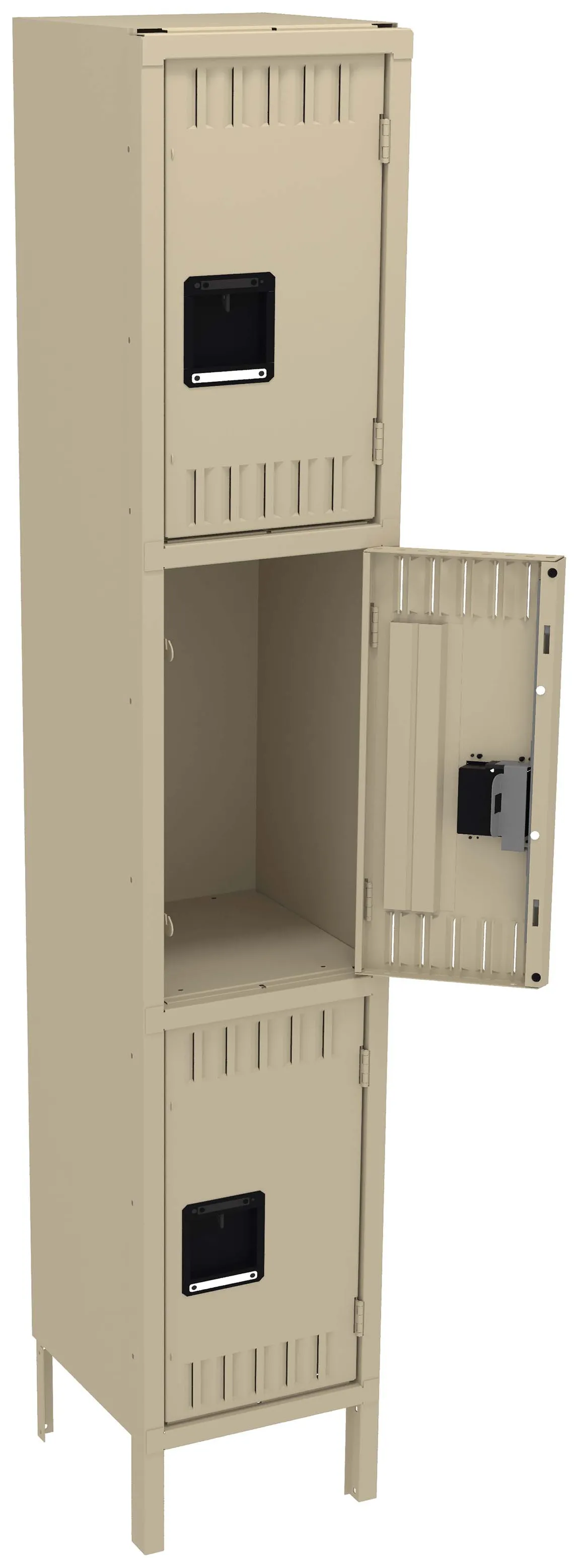 Triple Stack Lockers with Legs