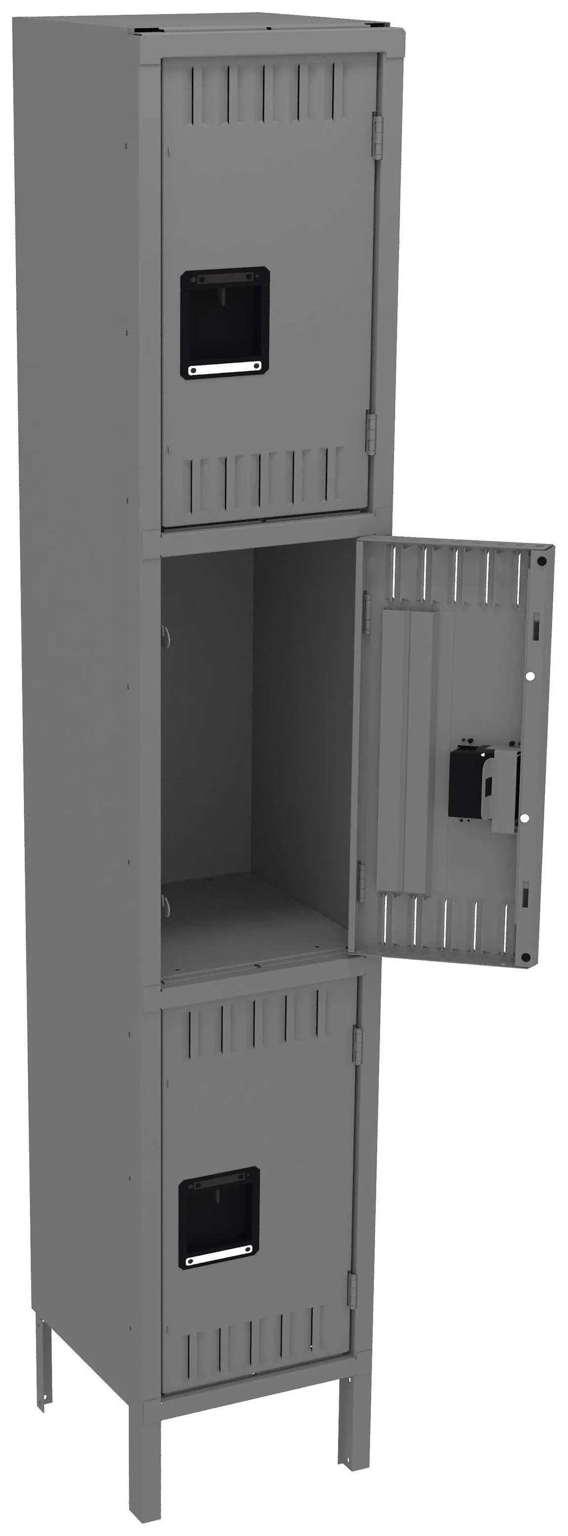 Triple Stack Lockers with Legs