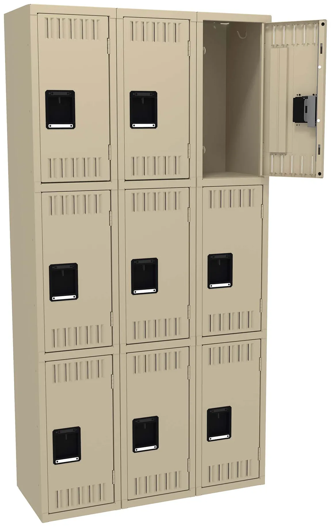 Triple Column Lockers
