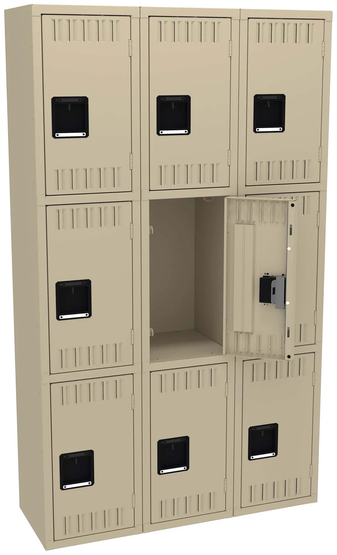 Triple Column Lockers