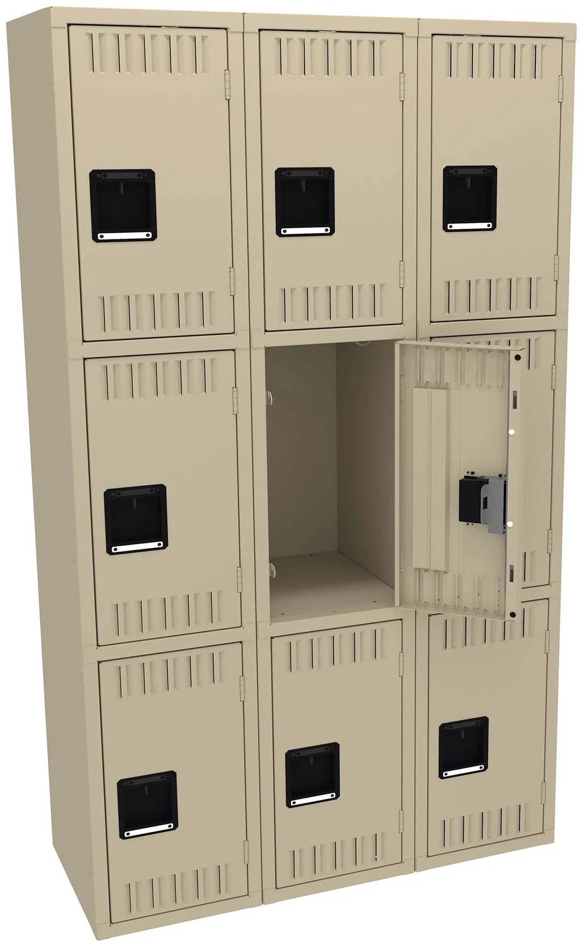 Triple Column Lockers
