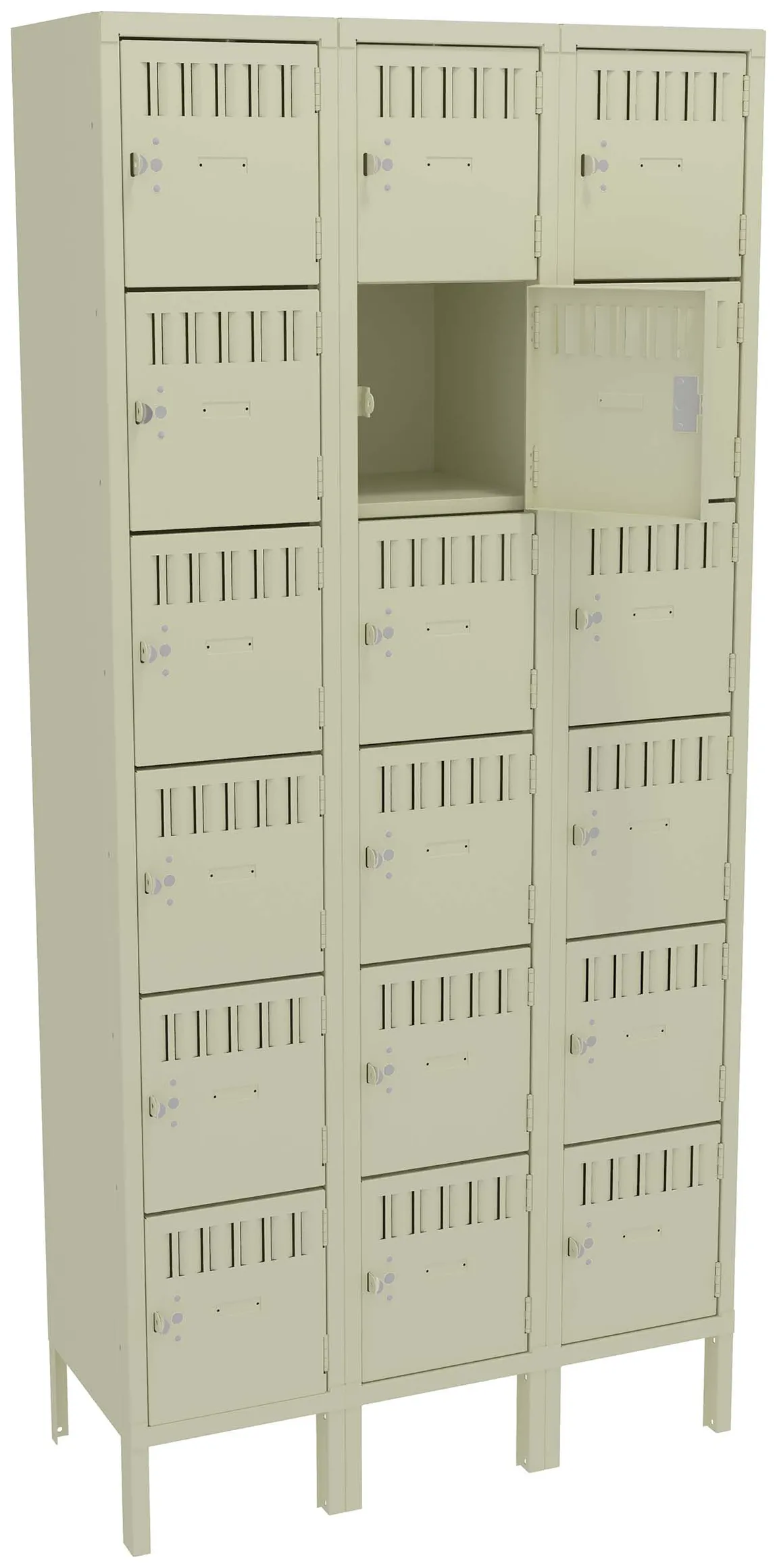 Eighteen Box Lockers 